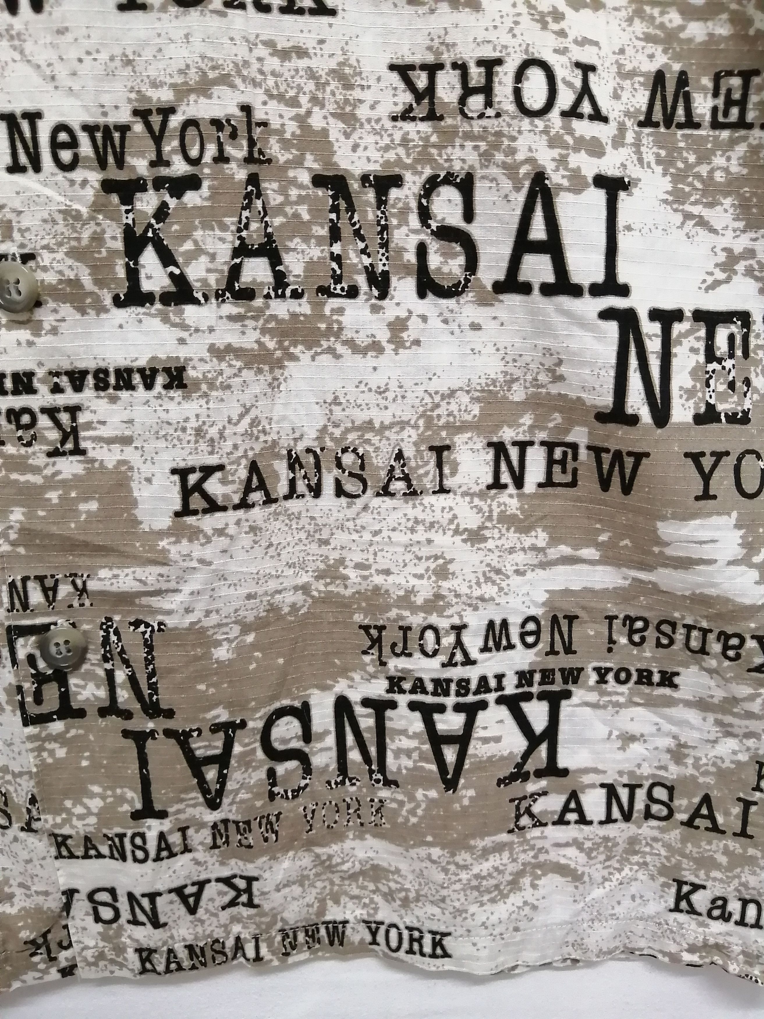 Kansai Yamamoto KANSAI NEW YORK All Over Print Shirt Size US L / EU 52-54 / 3 - 5 Thumbnail