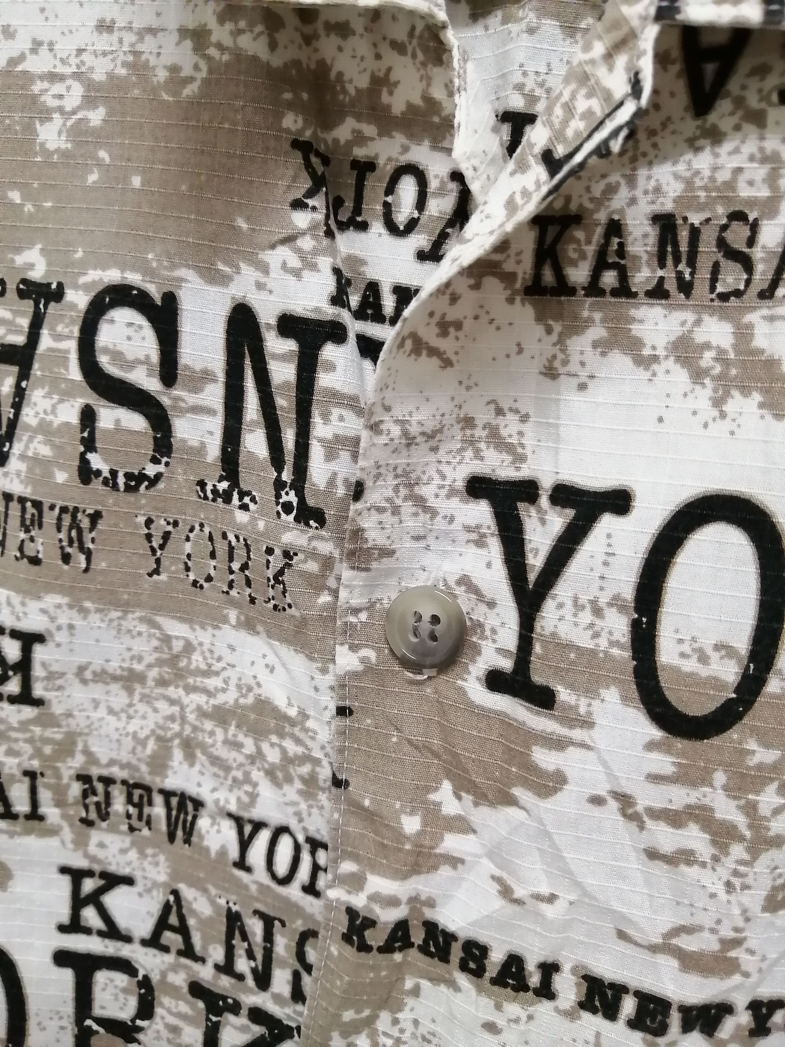 Kansai Yamamoto KANSAI NEW YORK All Over Print Shirt Size US L / EU 52-54 / 3 - 4 Thumbnail