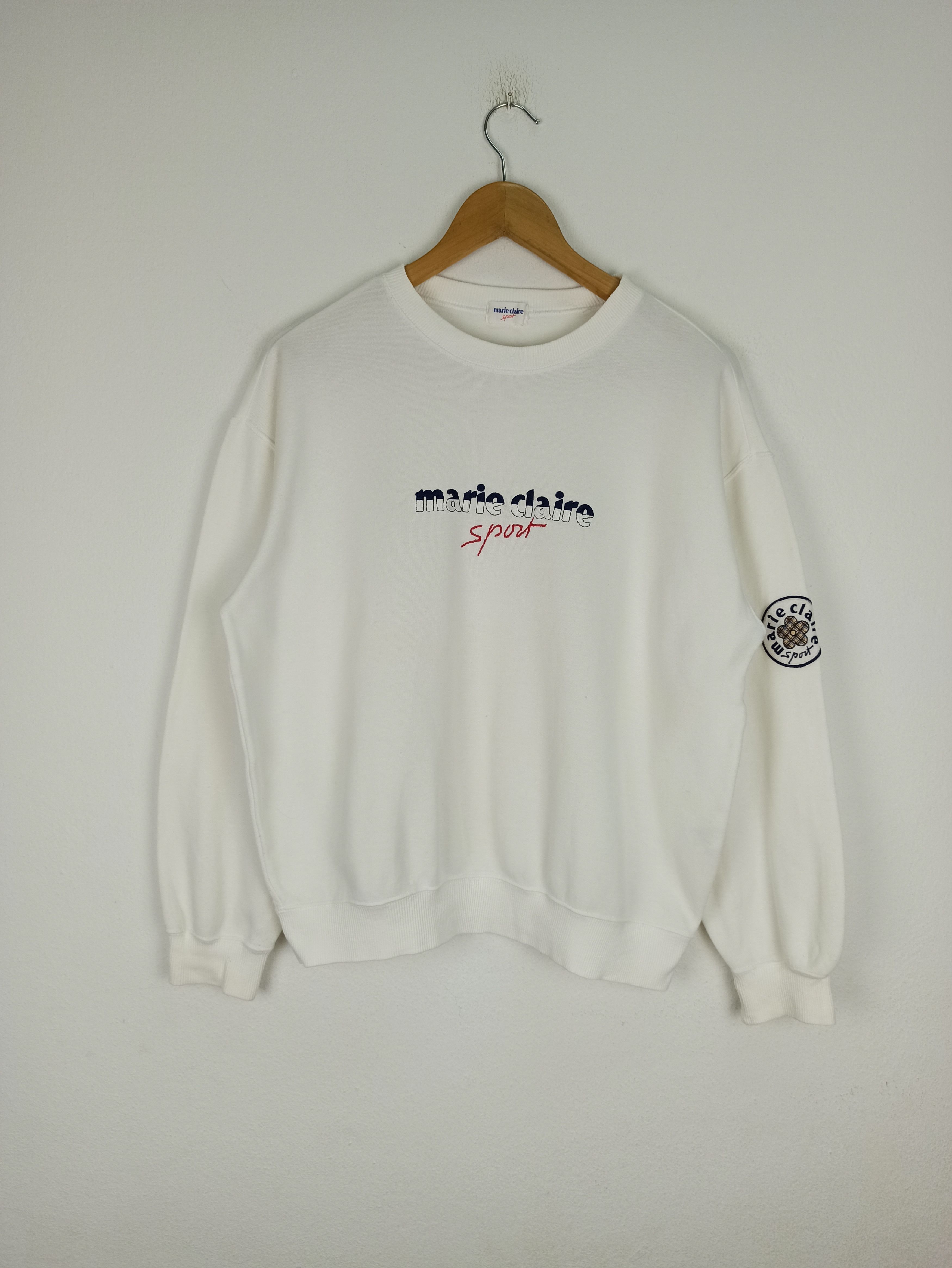 Japanese Brand marie claire Sport Sweatshirt crewneck From Japan (c46) Size US M / EU 48-50 / 2 - 1 Thumbnail