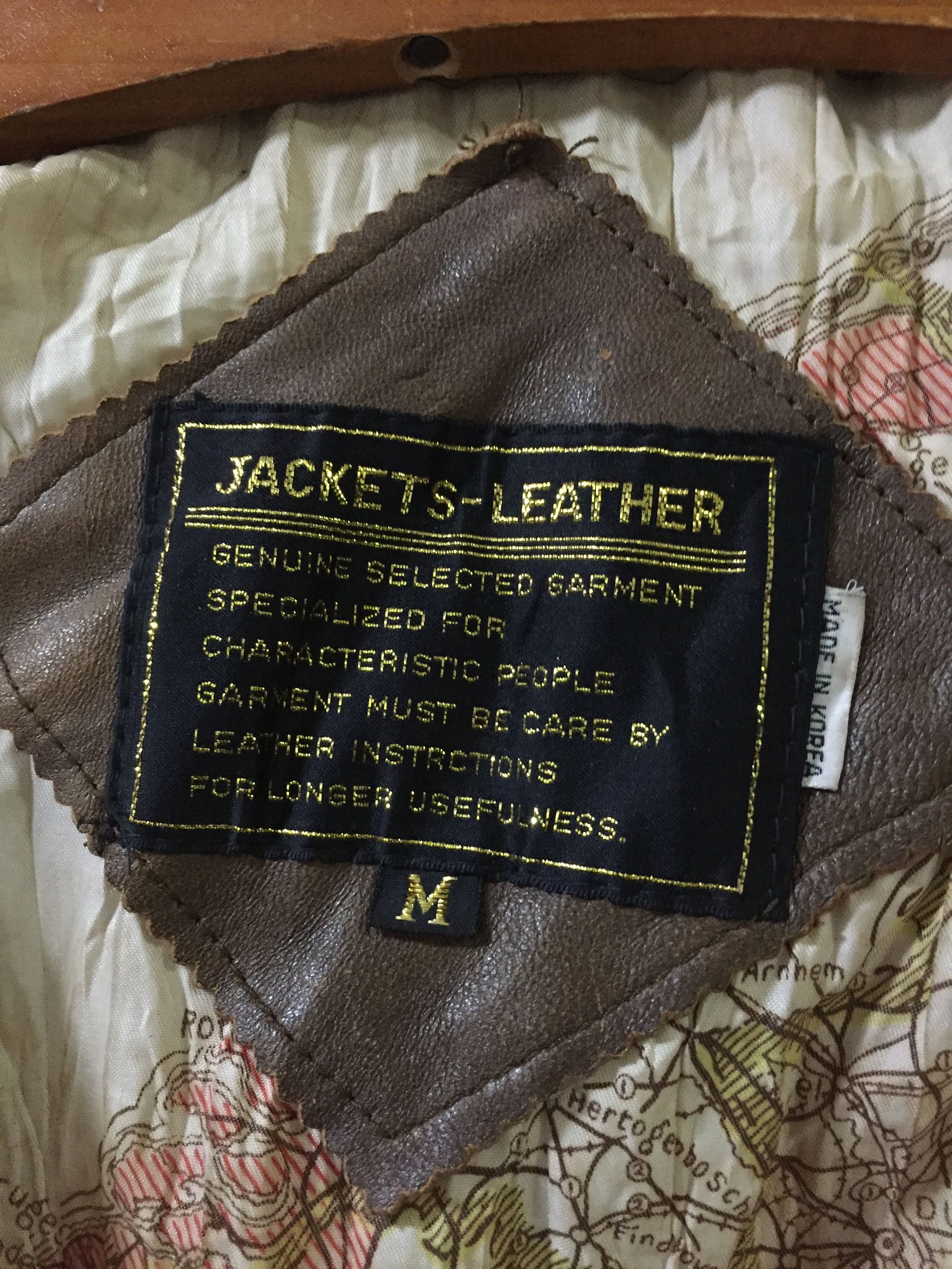 Other Bomber Leather Jacket Size US M / EU 48-50 / 2 - 6 Thumbnail