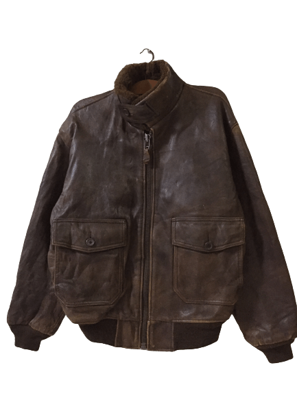 Other Bomber Leather Jacket Size US M / EU 48-50 / 2 - 1 Thumbnail