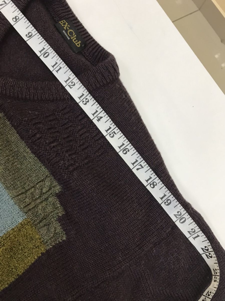 Japanese Brand 🧥 EX-Club Vintage Knit Sweater 🧥 Size US L / EU 52-54 / 3 - 18 Thumbnail