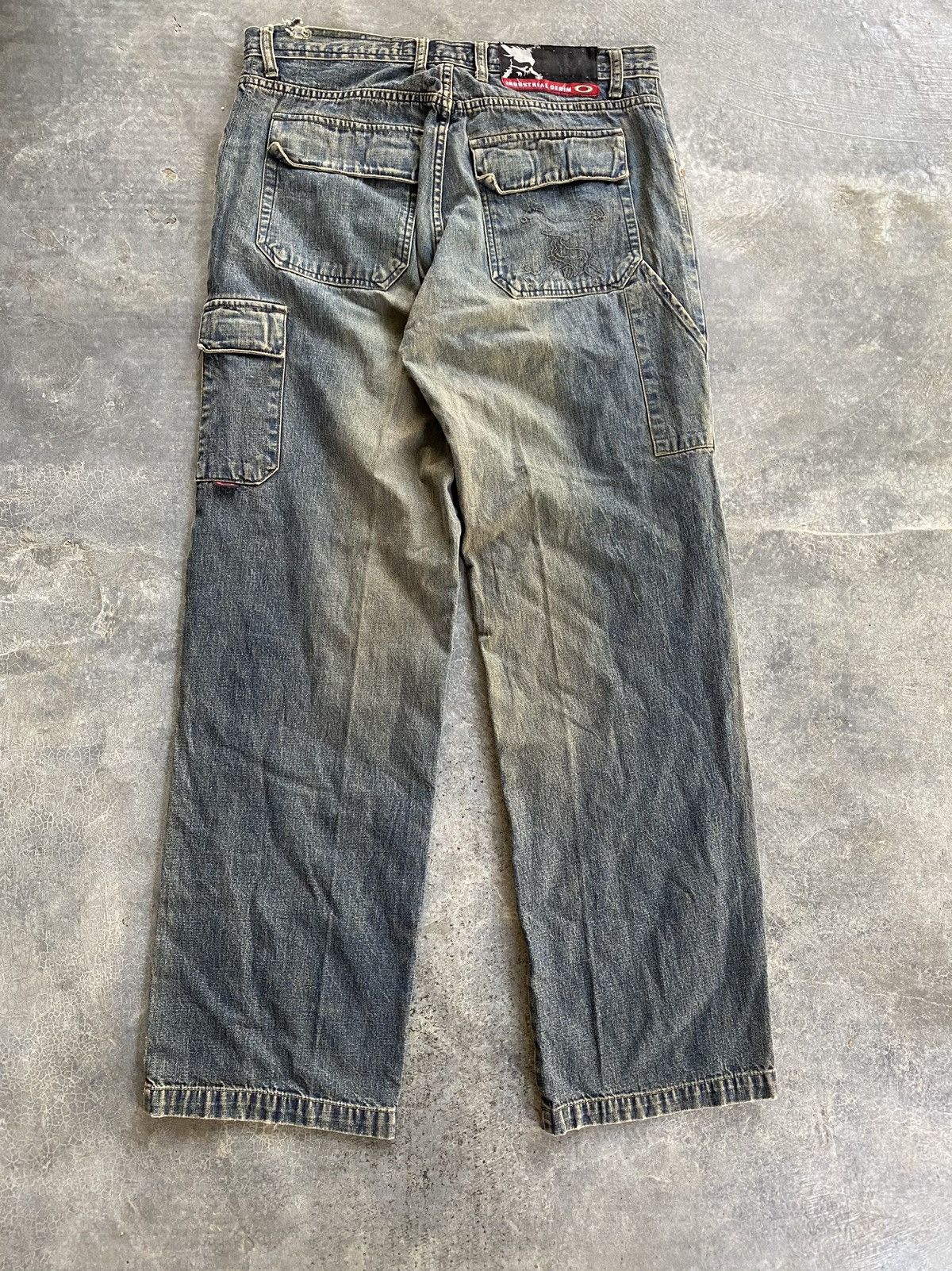 JNCO Vtg Oakley carpenter baggy wash pants Size US 33 - 2 Thumbnail