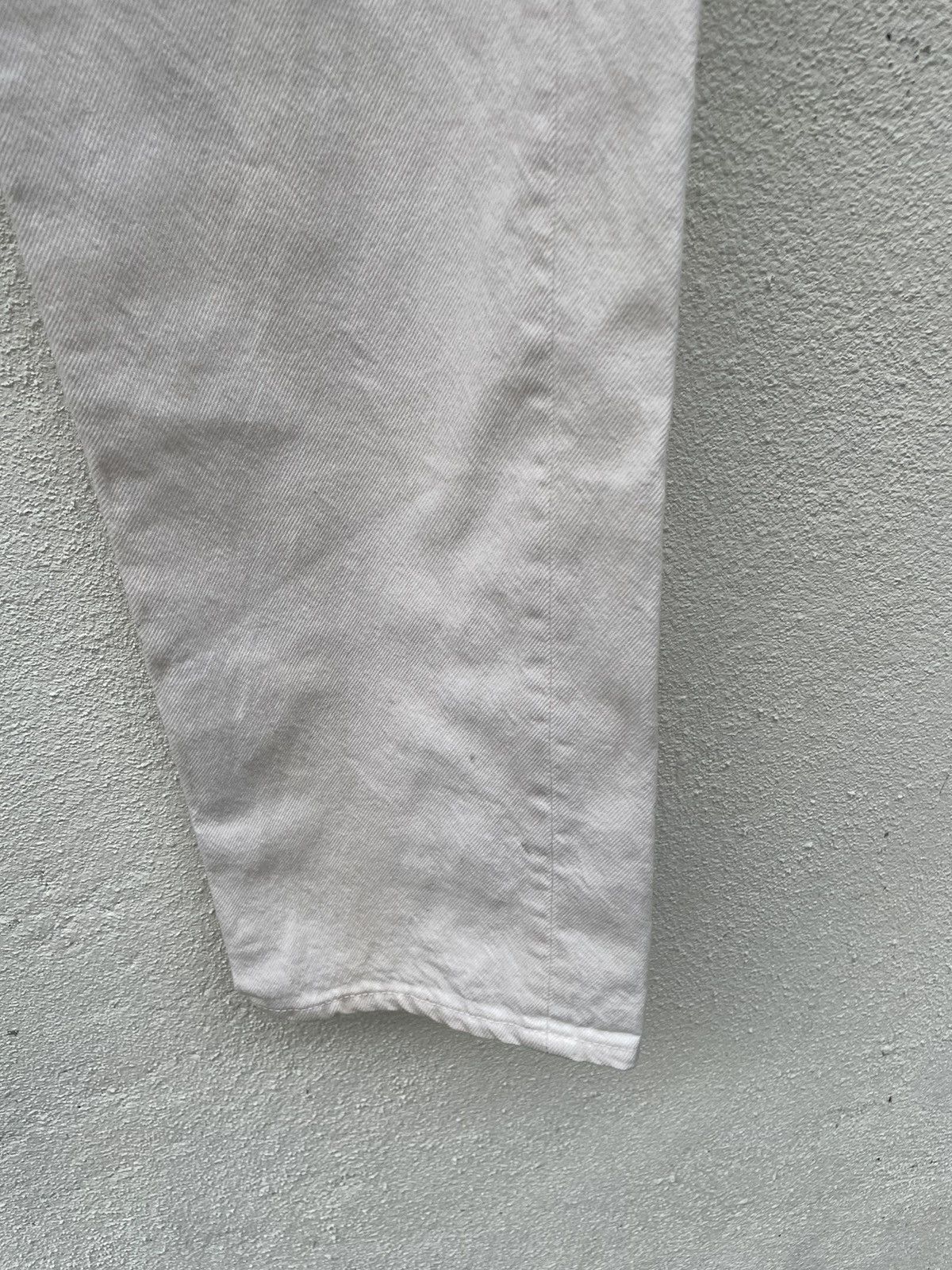 Levi's Vintage Clothing Vintage 90s Levis 501 White Made In USA Denim Jeans Size US 30 / EU 46 - 5 Thumbnail