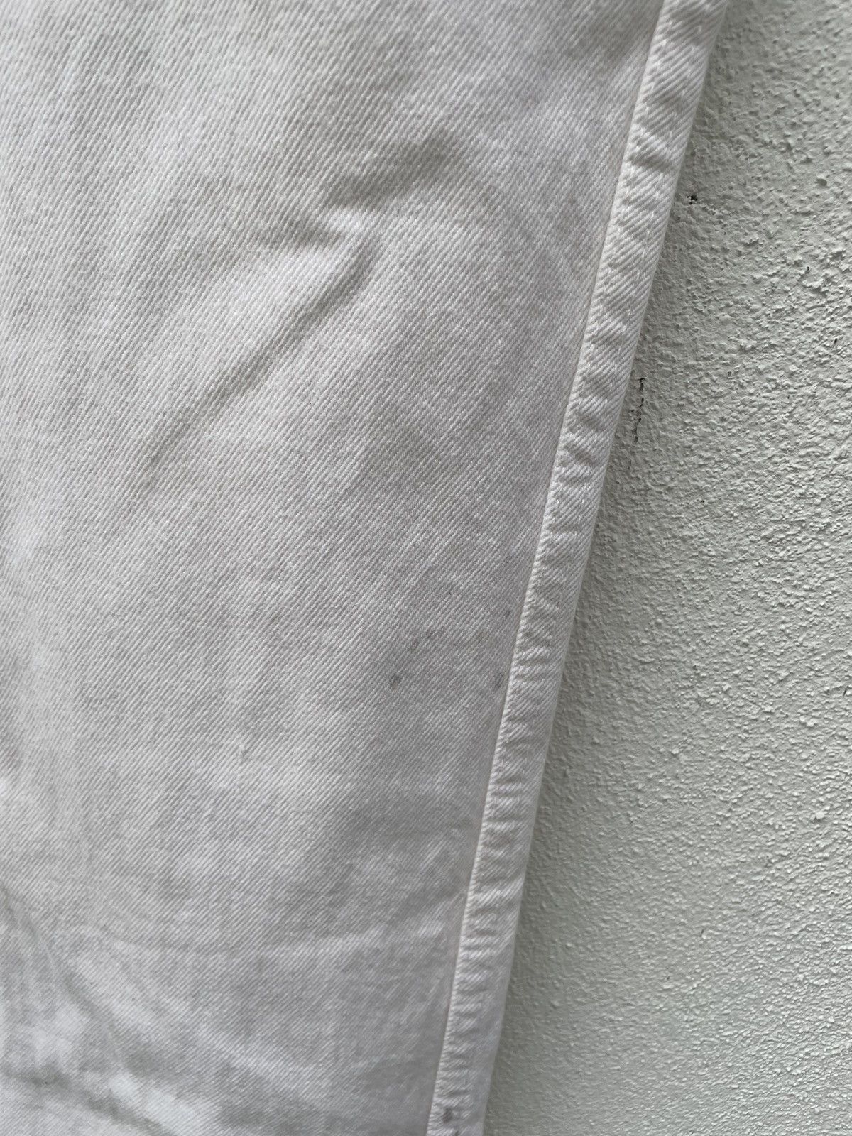 Levi's Vintage Clothing Vintage 90s Levis 501 White Made In USA Denim Jeans Size US 30 / EU 46 - 10 Thumbnail