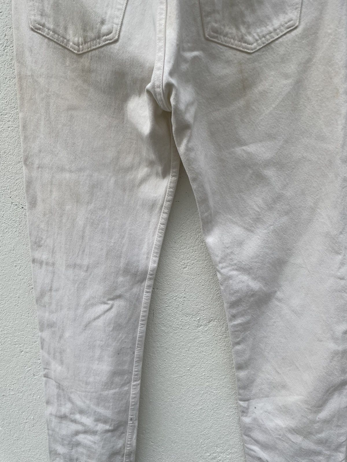 Levi's Vintage Clothing Vintage 90s Levis 501 White Made In USA Denim Jeans Size US 30 / EU 46 - 8 Thumbnail