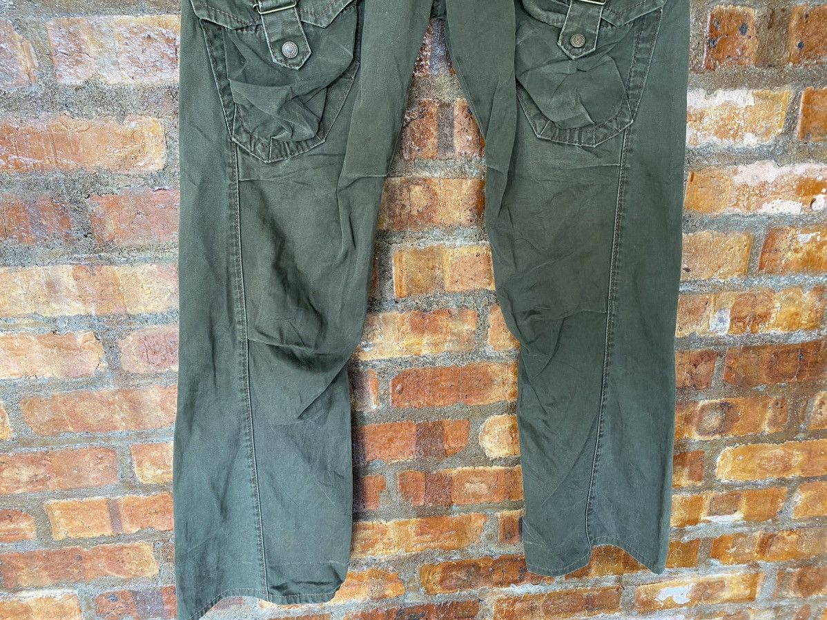 Edwin Vtg 3D Bush Flare cargos Pants Size US 33 - 5 Thumbnail