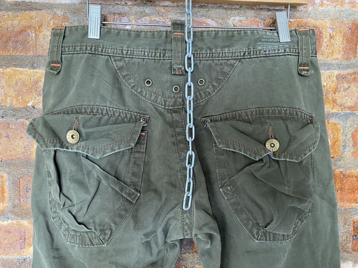 Edwin Vtg 3D Bush Flare cargos Pants Size US 33 - 12 Thumbnail