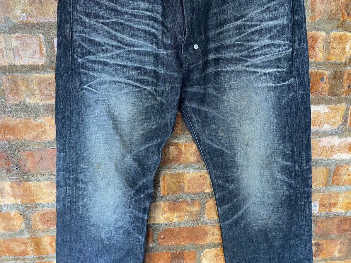Hiroshi Fujiwara × Japanese Brand × Recon NITRAID Japan Wash faded Raw Denim Size US 33 - 5 Thumbnail