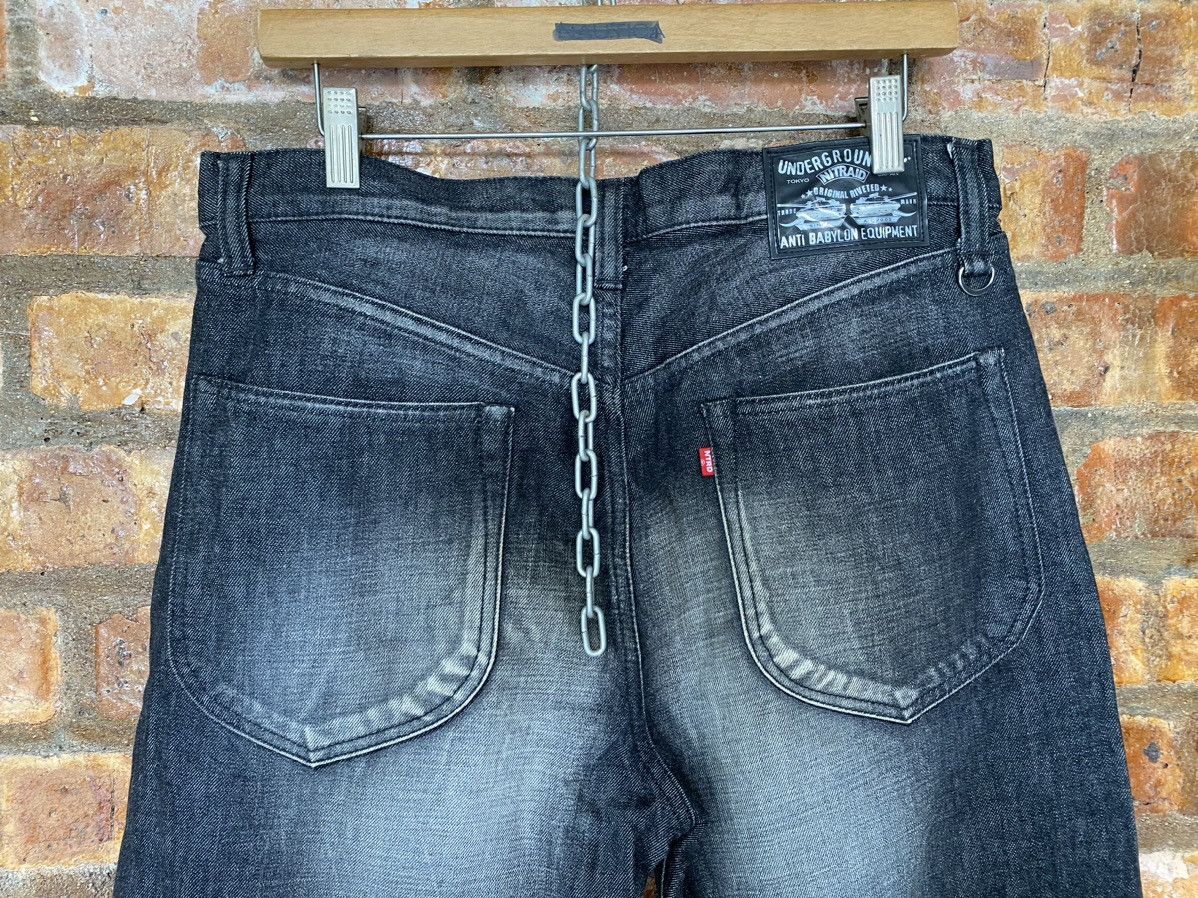 Hiroshi Fujiwara × Japanese Brand × Recon NITRAID Japan Wash faded Raw Denim Size US 33 - 11 Thumbnail