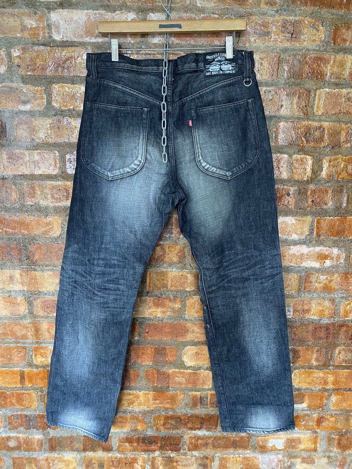 Hiroshi Fujiwara × Japanese Brand × Recon NITRAID Japan Wash faded Raw Denim Size US 33 - 10 Thumbnail