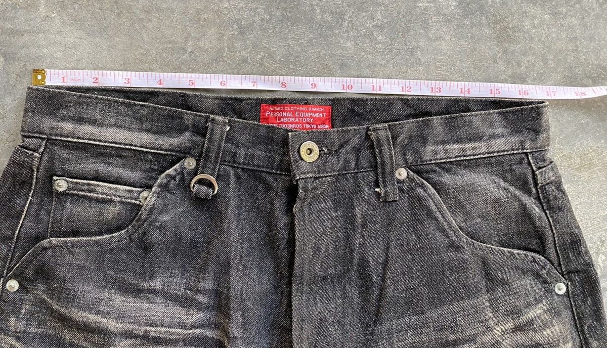 Hiroshi Fujiwara × Japanese Brand × Recon NITRAID Japan Wash faded Raw Denim Size US 33 - 18 Thumbnail