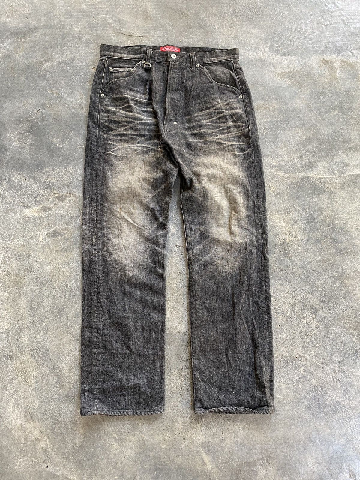 Hiroshi Fujiwara × Japanese Brand × Recon NITRAID Japan Wash faded Raw Denim Size US 33 - 2 Thumbnail