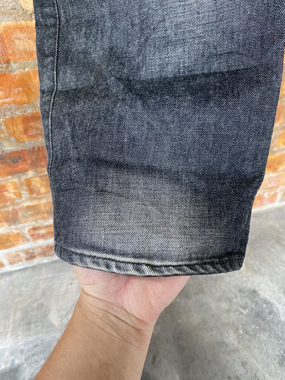Hiroshi Fujiwara × Japanese Brand × Recon NITRAID Japan Wash faded Raw Denim Size US 33 - 14 Thumbnail