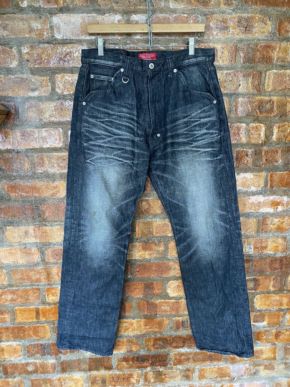 Hiroshi Fujiwara × Japanese Brand × Recon NITRAID Japan Wash faded Raw Denim Size US 33 - 3 Thumbnail