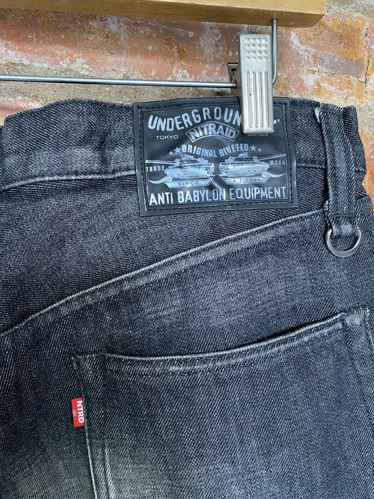 Hiroshi Fujiwara × Japanese Brand × Recon NITRAID Japan Wash faded Raw Denim Size US 33 - 15 Thumbnail