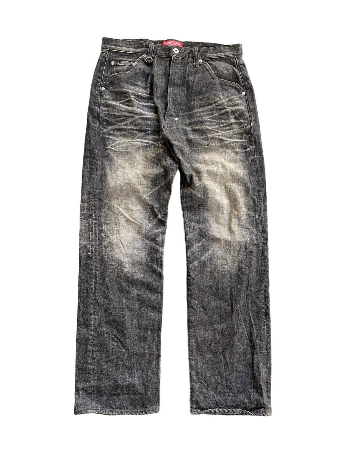 Hiroshi Fujiwara × Japanese Brand × Recon NITRAID Japan Wash faded Raw Denim Size US 33 - 1 Thumbnail