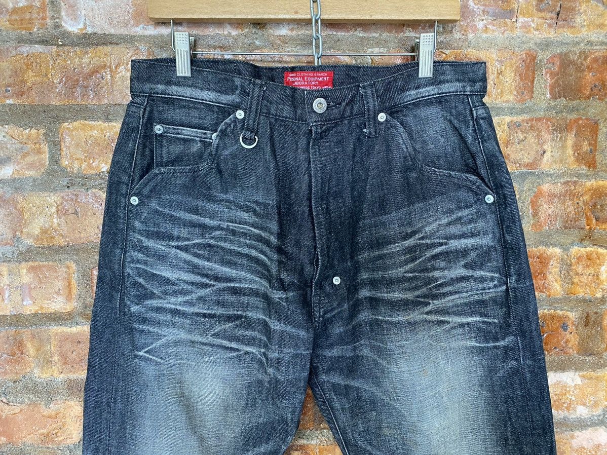 Hiroshi Fujiwara × Japanese Brand × Recon NITRAID Japan Wash faded Raw Denim Size US 33 - 4 Thumbnail