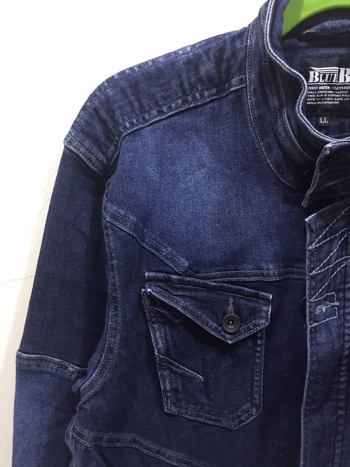 Blue Blue Japan BLUE B Neo Denim Jacket Size US L / EU 52-54 / 3 - 3 Thumbnail