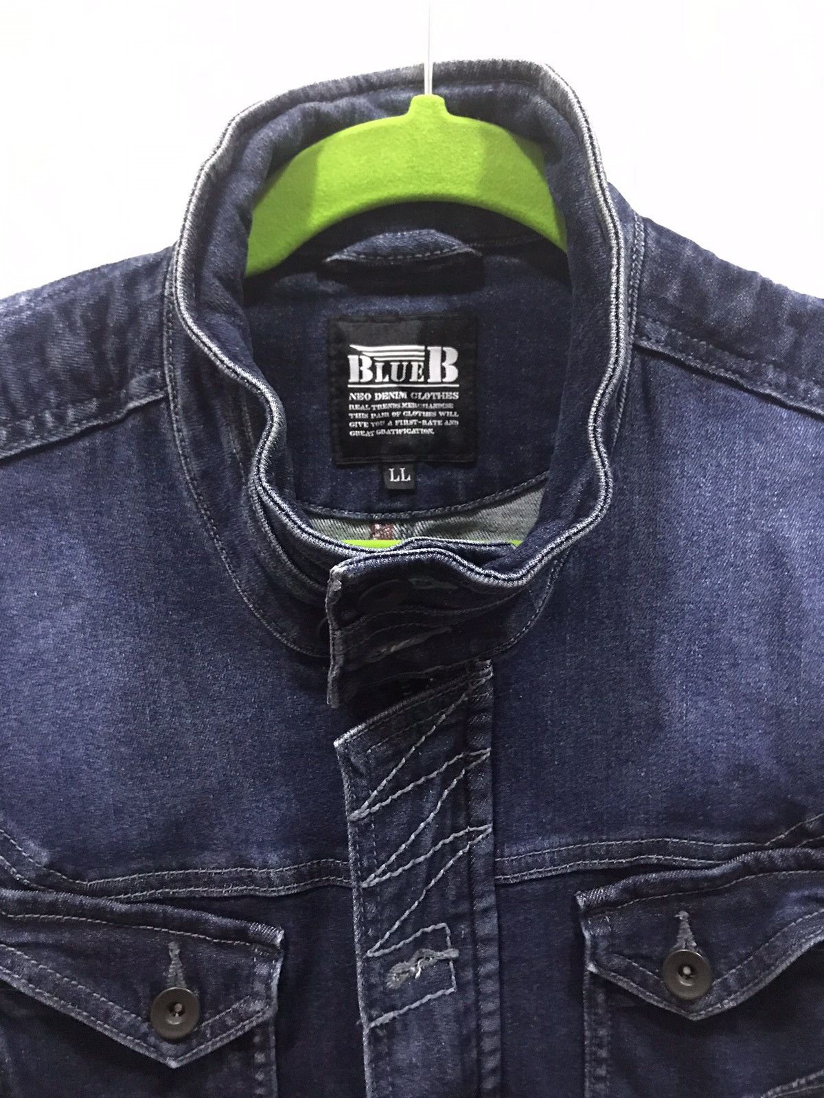 Blue Blue Japan BLUE B Neo Denim Jacket Size US L / EU 52-54 / 3 - 8 Thumbnail