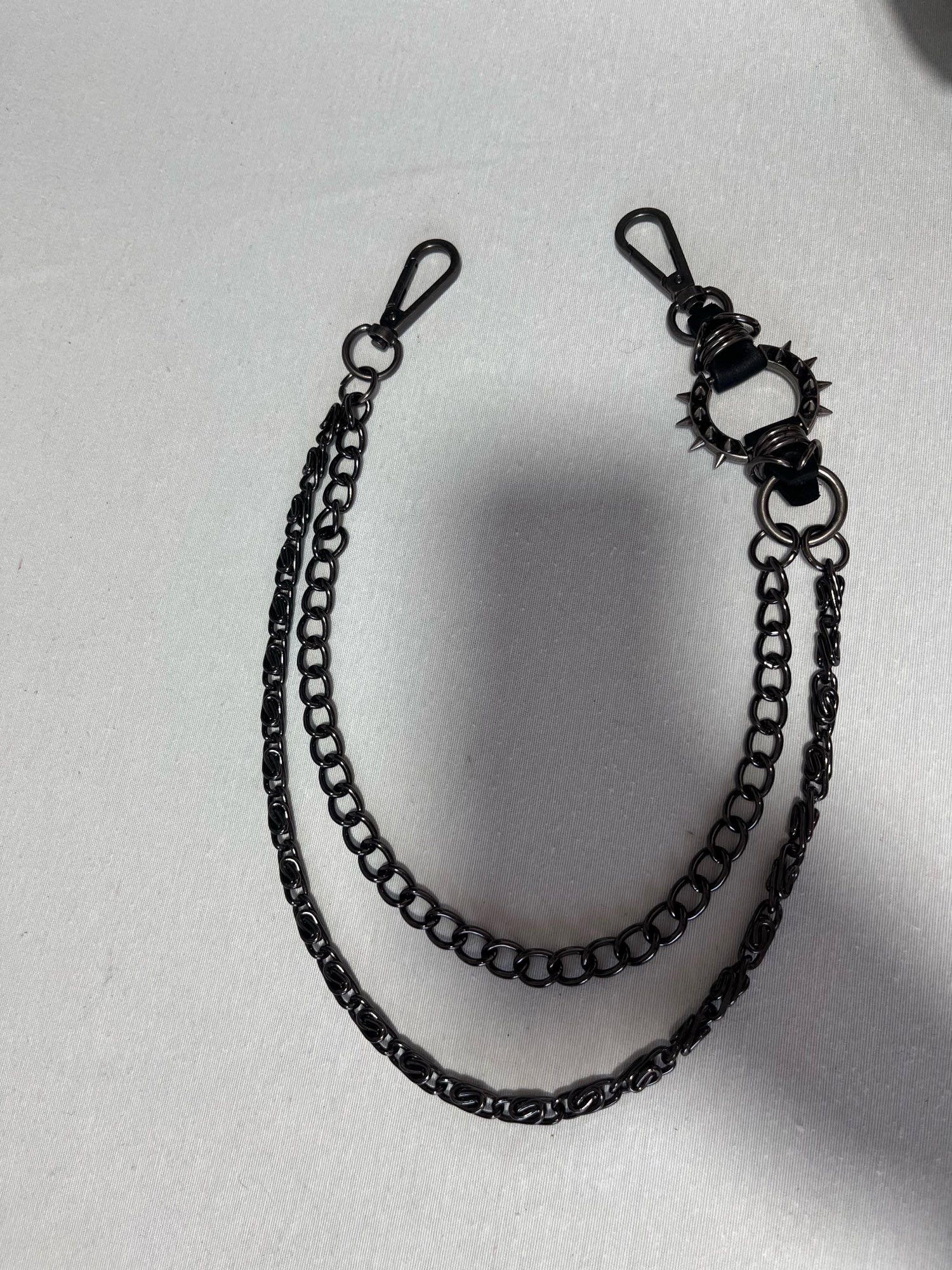 Jewelry 2 Layer Waist Pants Wallet Chain Size ONE SIZE - 2 Thumbnail