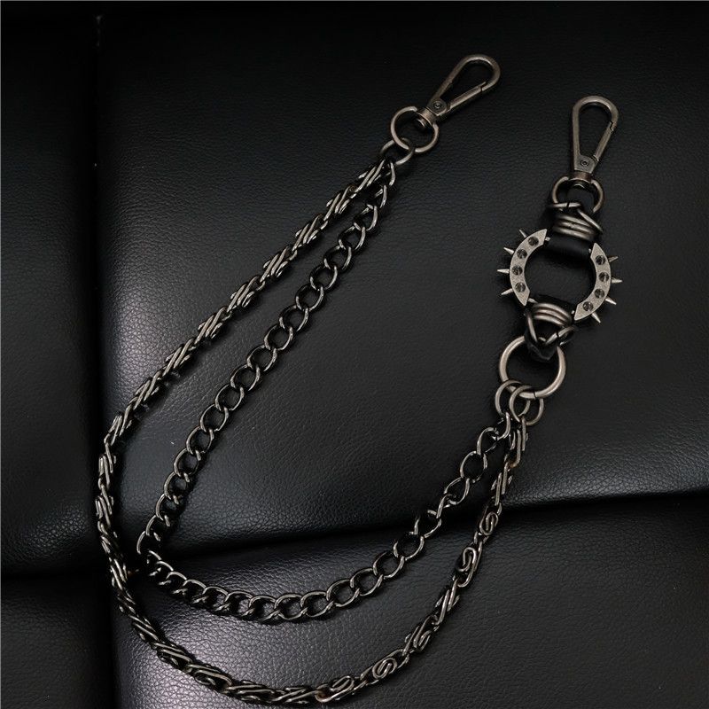Jewelry 2 Layer Waist Pants Wallet Chain Size ONE SIZE - 1 Thumbnail