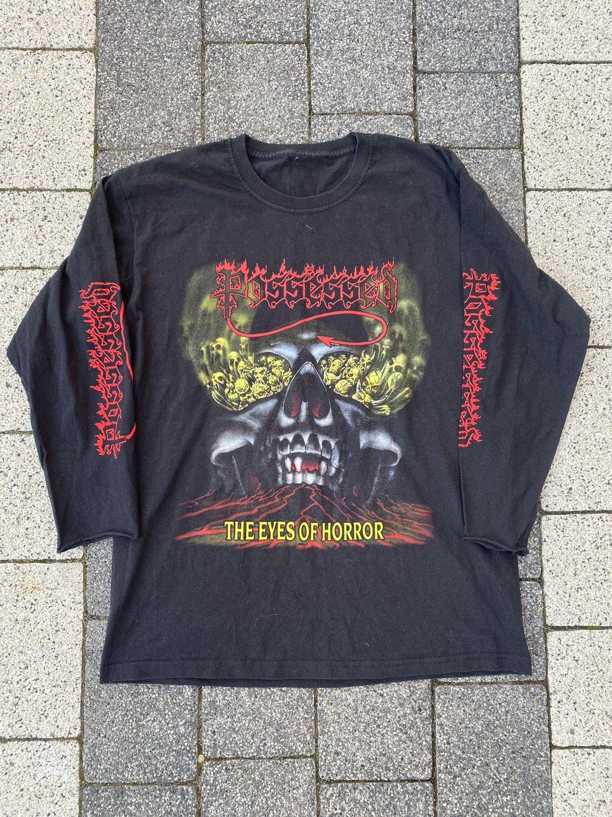 Band Tees Possessed the eyes of horror Vintage 00s band long sleeve Size US M / EU 48-50 / 2 - 1 Thumbnail