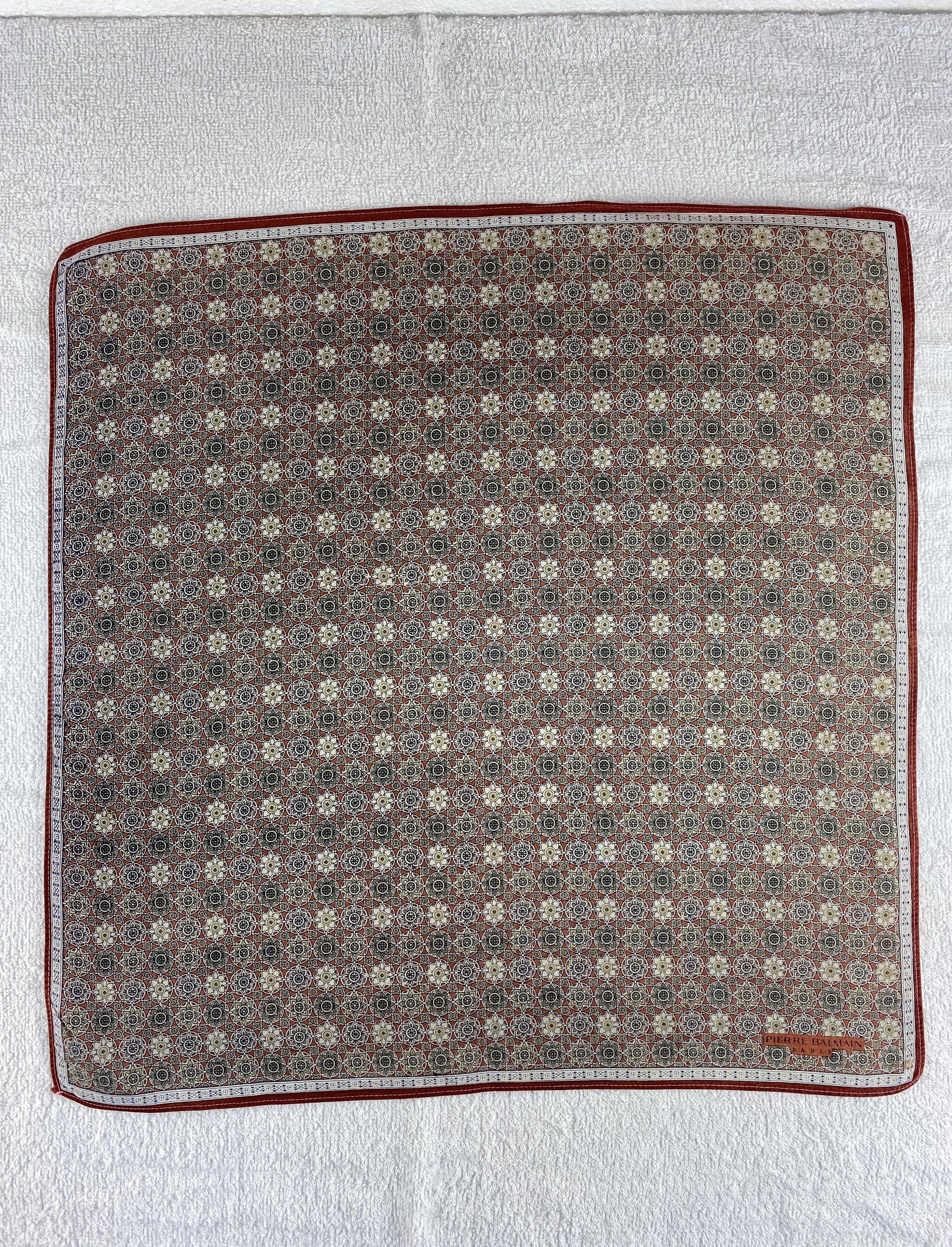 Pierre Balmain Pierre Balmain Handkerchief / Bandana / Neckerchief C124 Size ONE SIZE - 3 Thumbnail