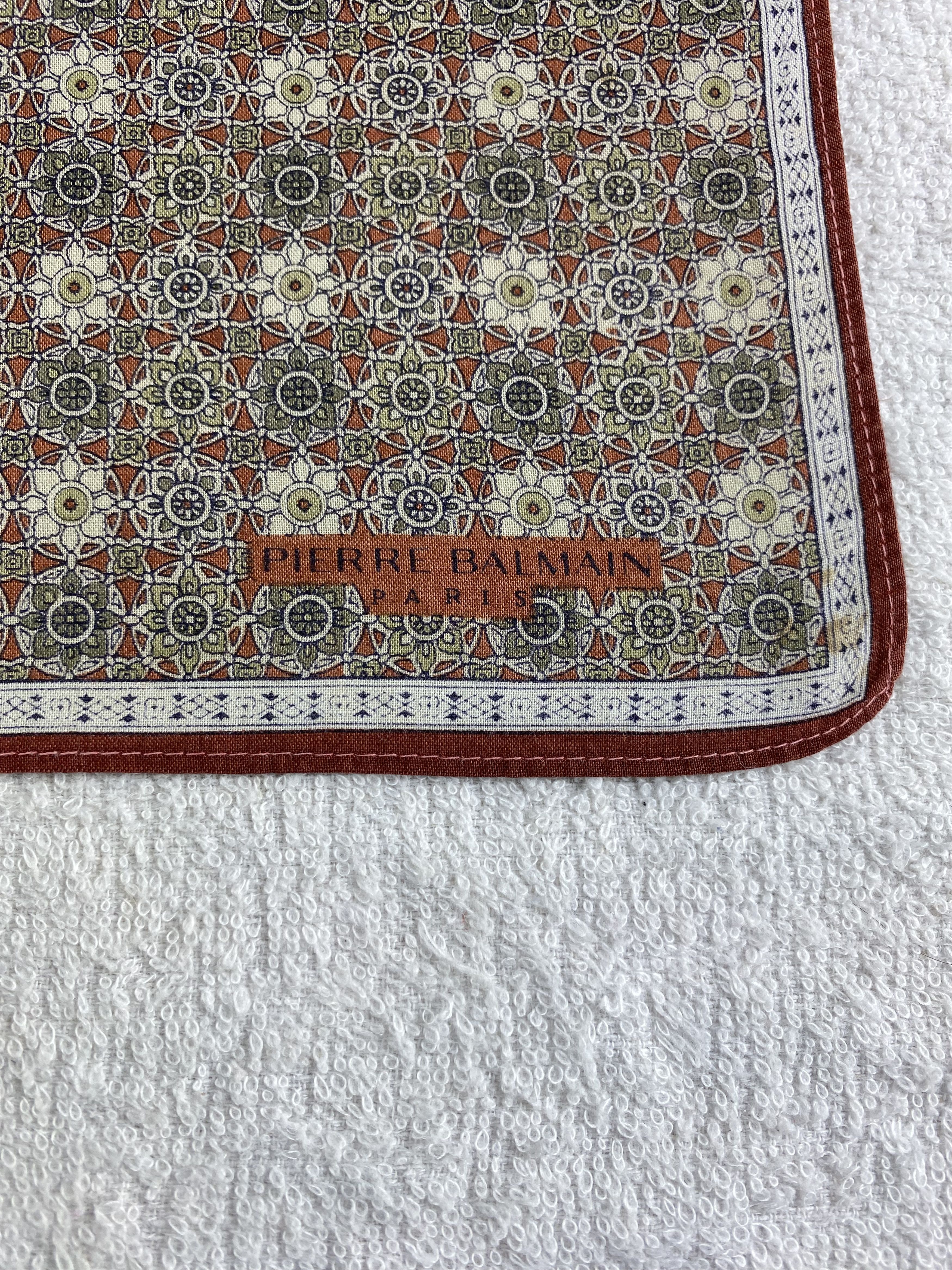 Pierre Balmain Pierre Balmain Handkerchief / Bandana / Neckerchief C124 Size ONE SIZE - 5 Thumbnail