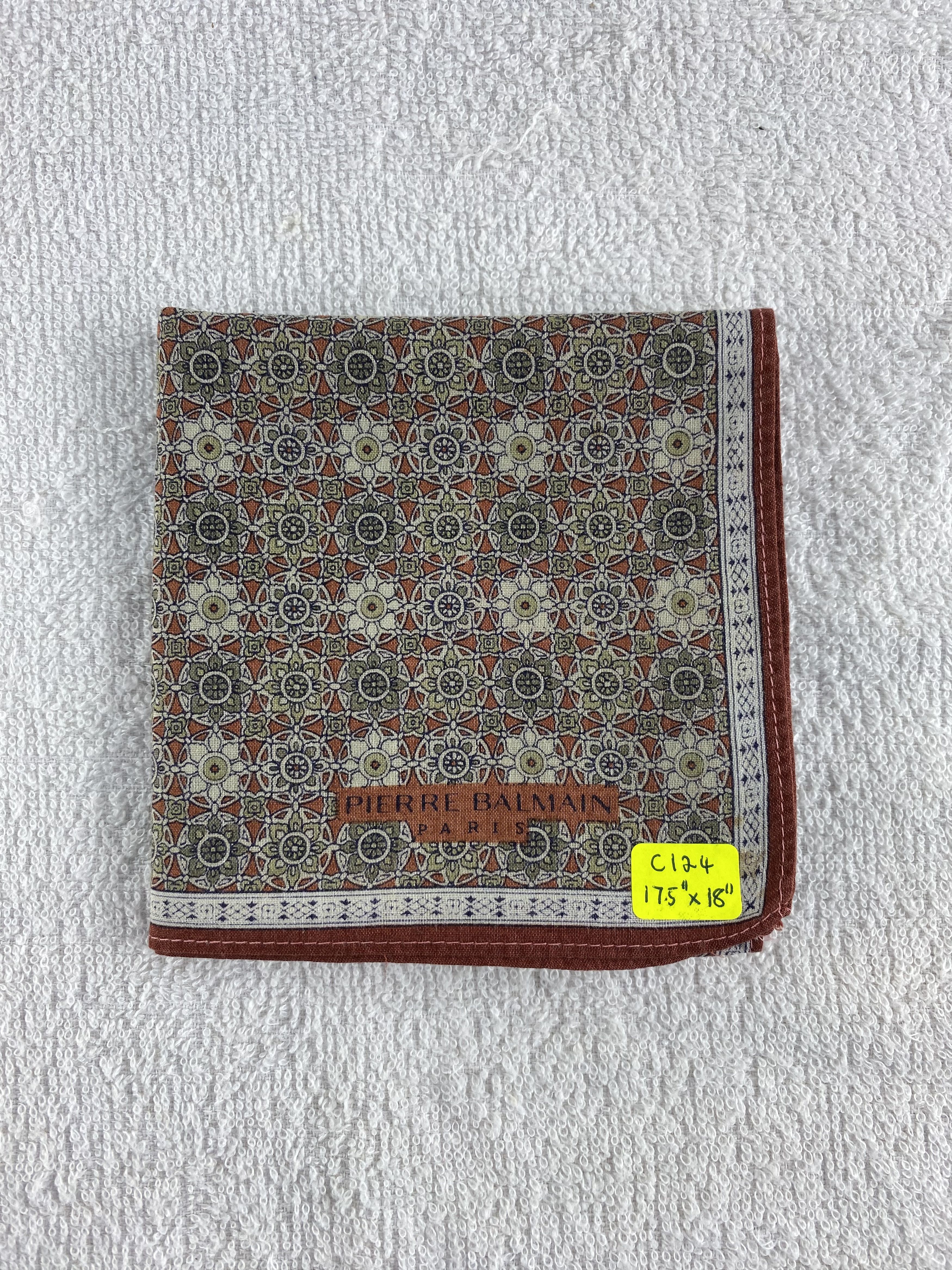 Pierre Balmain Pierre Balmain Handkerchief / Bandana / Neckerchief C124 Size ONE SIZE - 6 Thumbnail