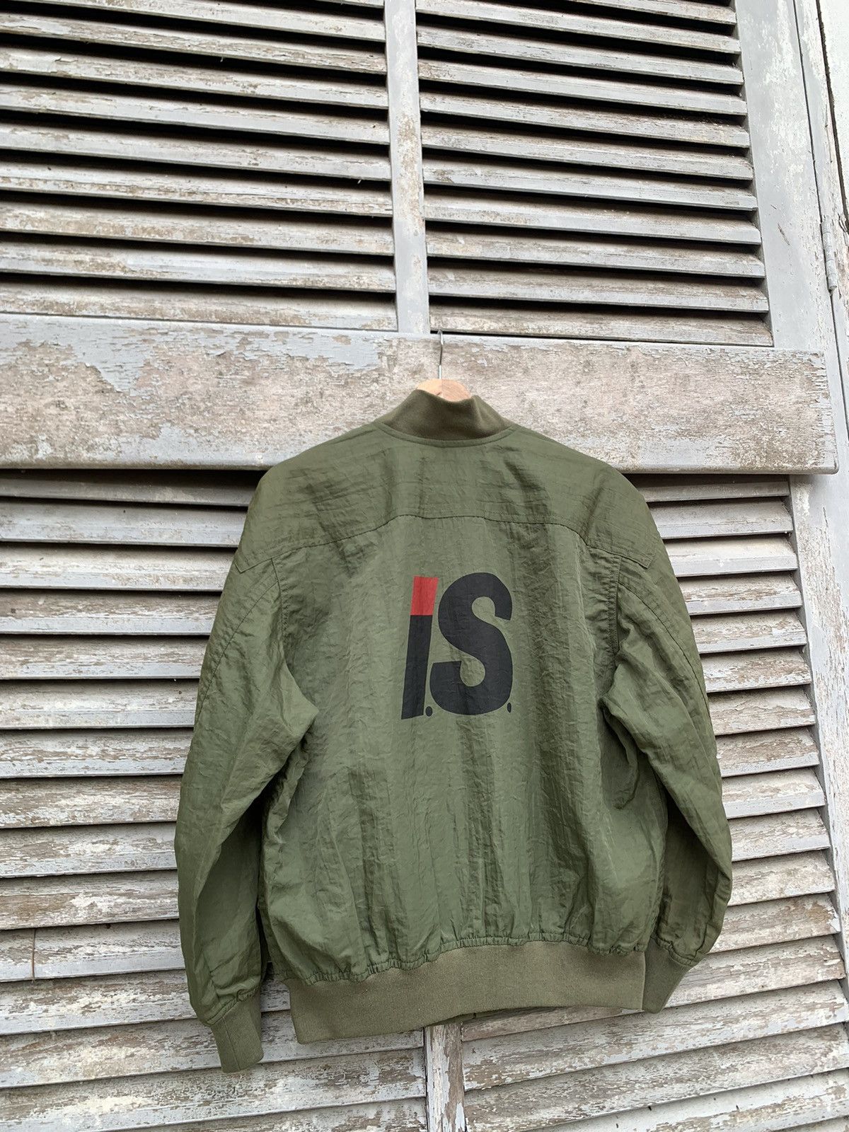 Issey Miyake 👹ISSEY MIYAKE BIG LOGO BOMBER JACKET Size US M / EU 48-50 / 2 - 3 Thumbnail