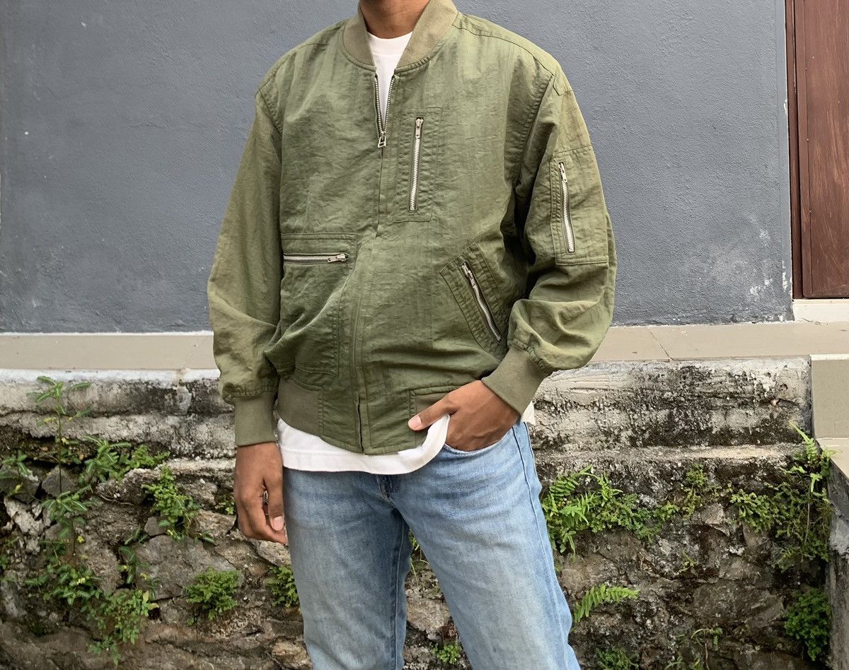 Issey Miyake 👹ISSEY MIYAKE BIG LOGO BOMBER JACKET Size US M / EU 48-50 / 2 - 4 Thumbnail