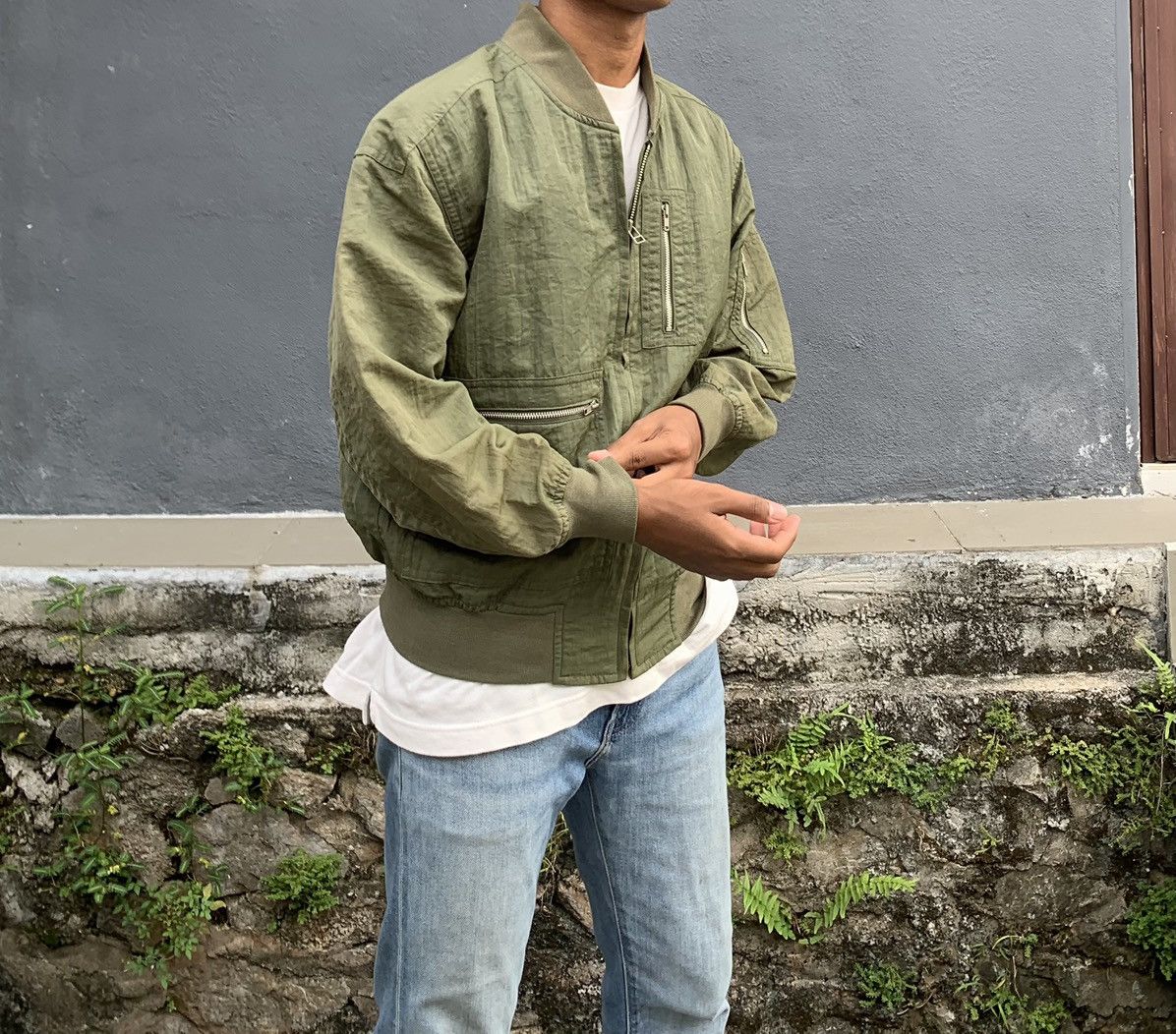 Issey Miyake 👹ISSEY MIYAKE BIG LOGO BOMBER JACKET Size US M / EU 48-50 / 2 - 12 Thumbnail