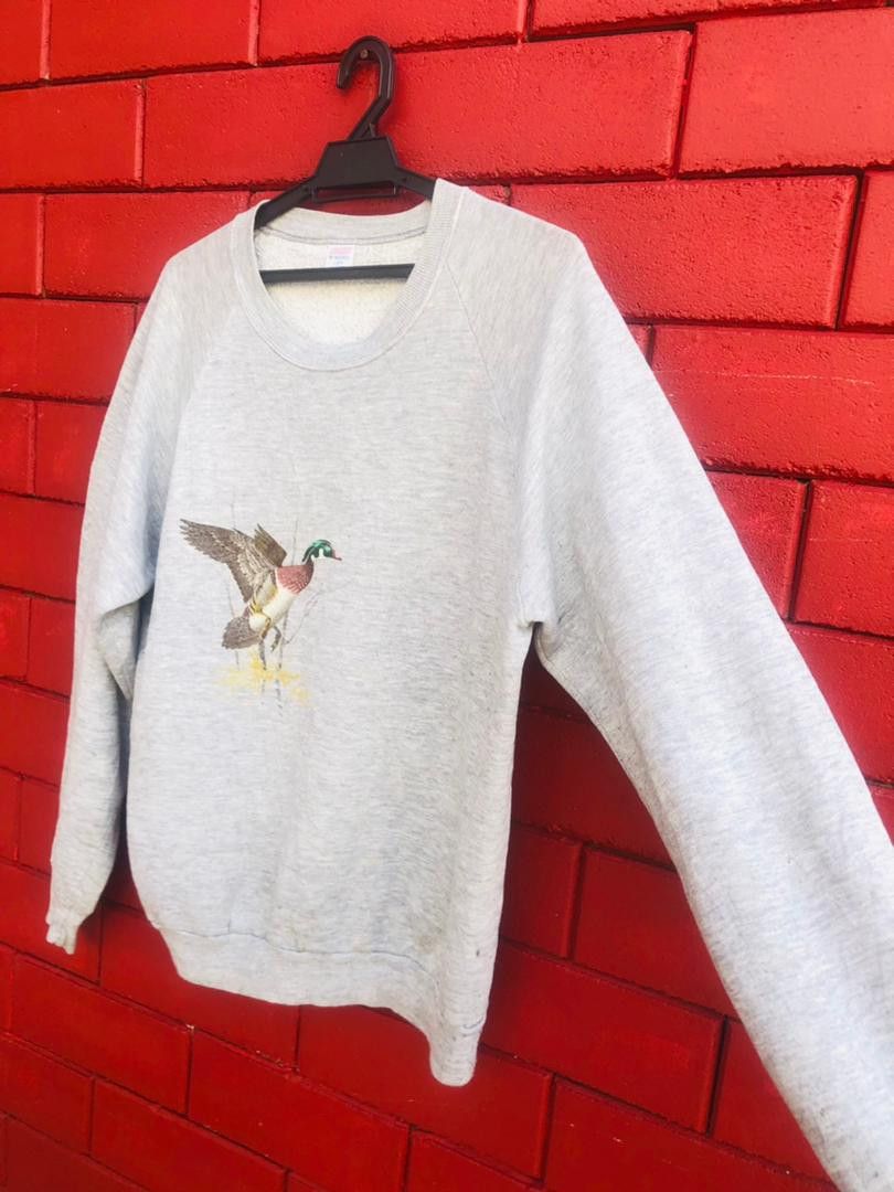 Japanese Brand × Vintage Vintage Jerzees Duck 70s Japanese Designer Fashion Style Size US L / EU 52-54 / 3 - 4 Thumbnail