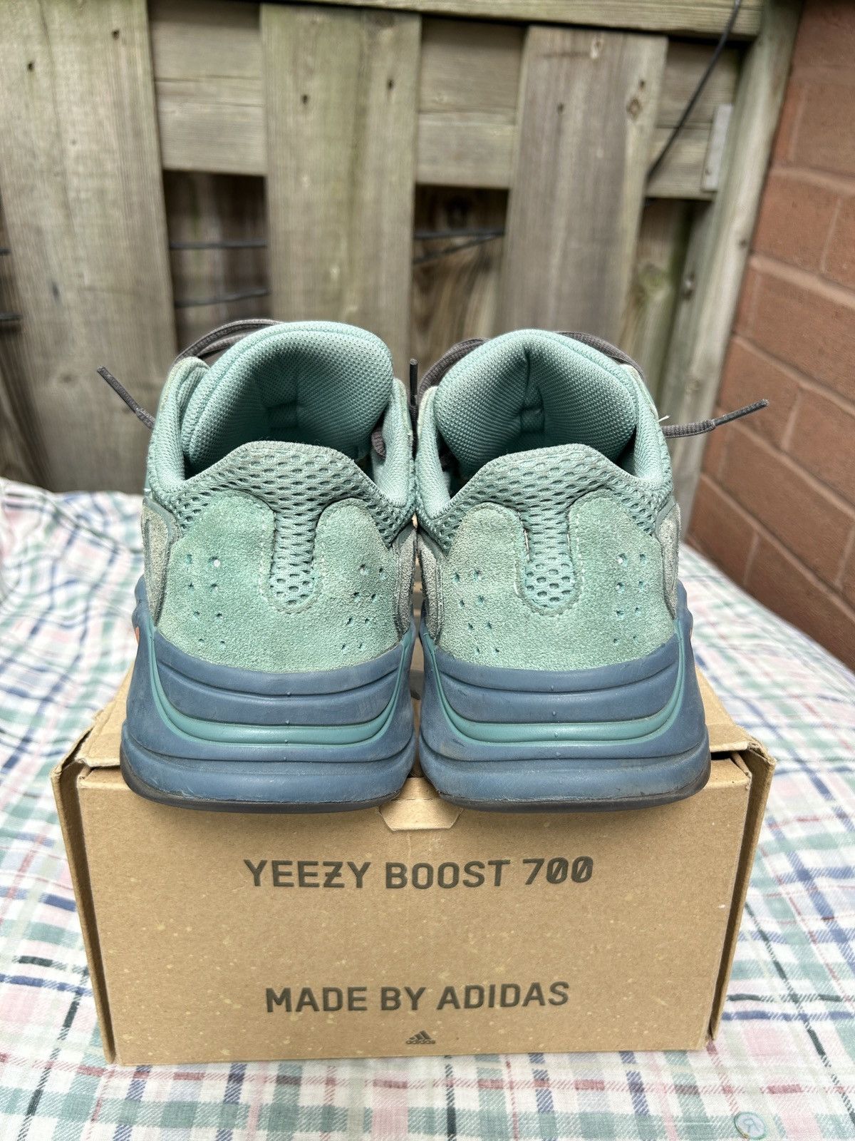 Adidas × Kanye West Adidas Yeezy Boost 700 “ Faded Azure “ Size US 10 / EU 43 - 3 Thumbnail