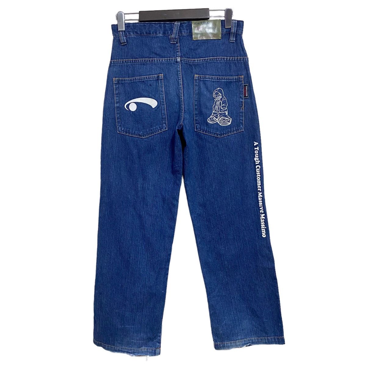 JNCO Black Hole Massive Massimo Denim Skater Pants Size US 29 - 3 Thumbnail