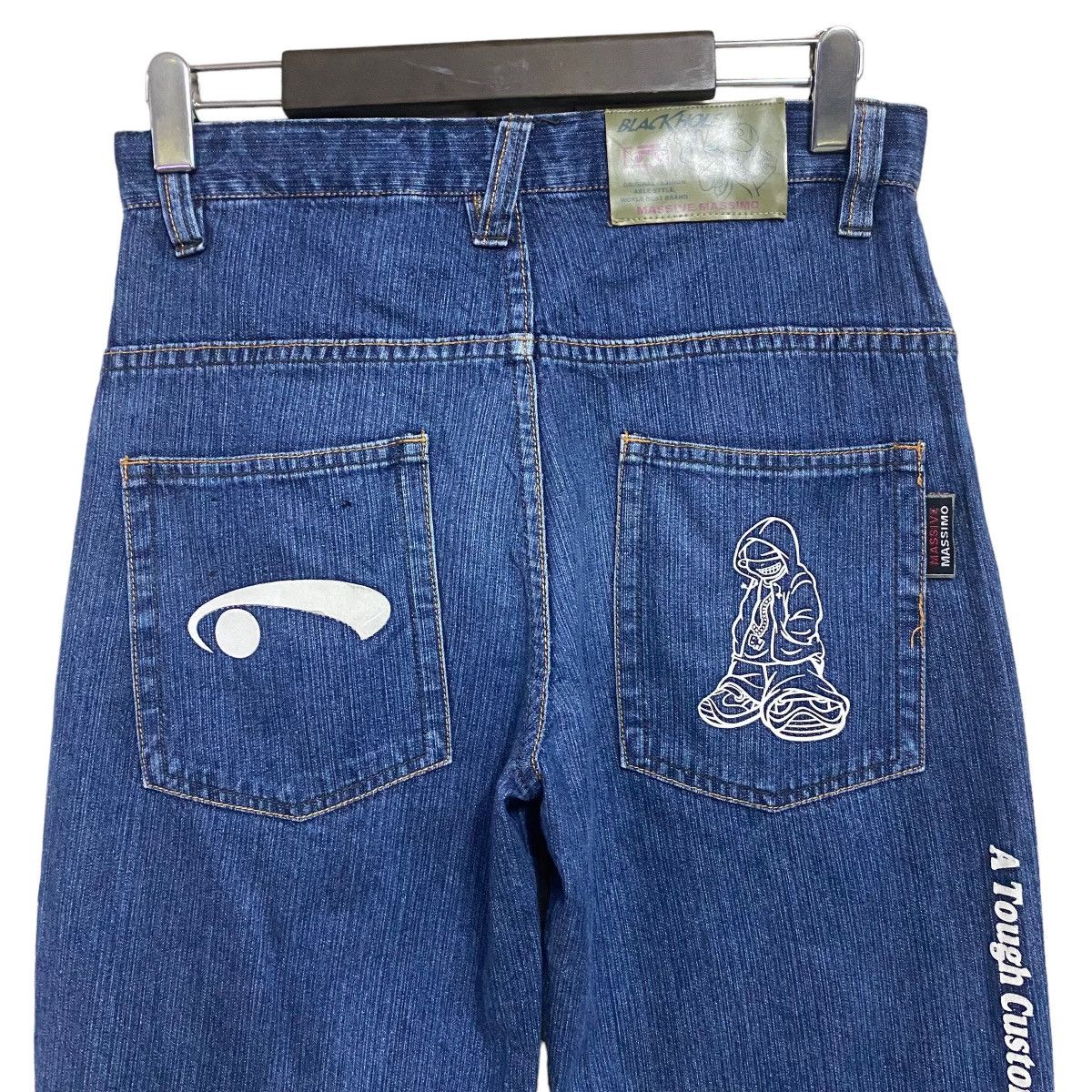 JNCO Black Hole Massive Massimo Denim Skater Pants Size US 29 - 1 Thumbnail