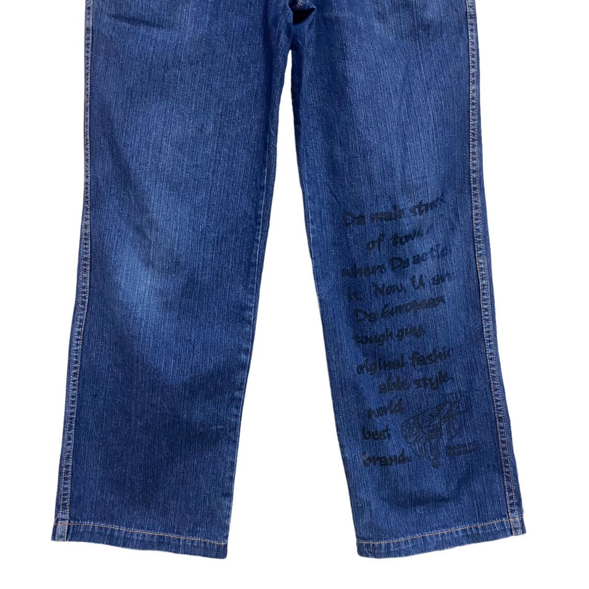 JNCO Black Hole Massive Massimo Denim Skater Pants Size US 29 - 7 Thumbnail