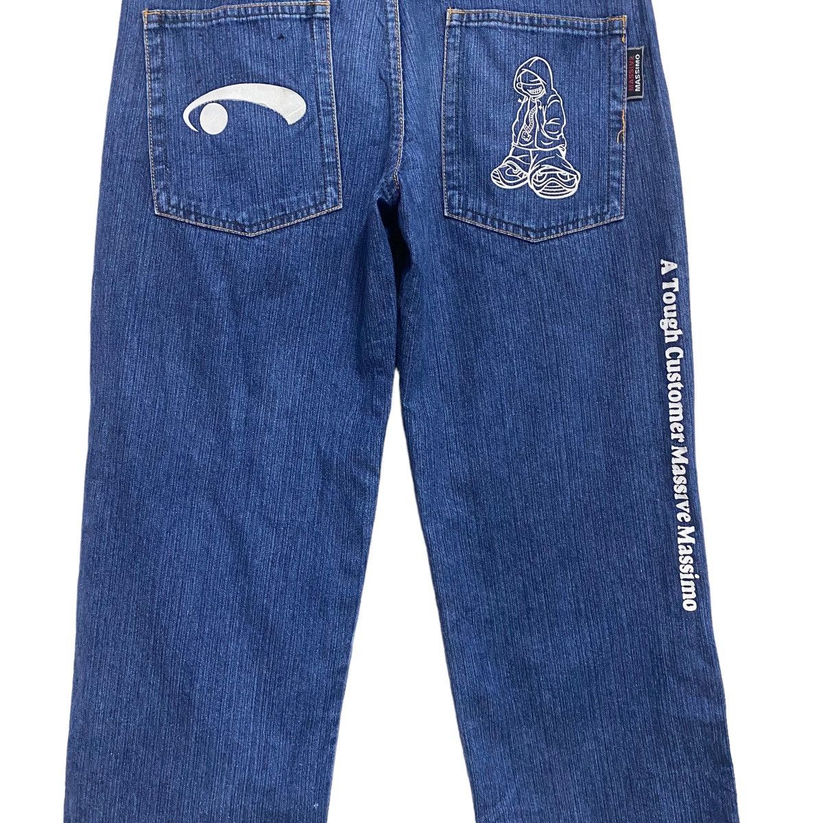 JNCO Black Hole Massive Massimo Denim Skater Pants Size US 29 - 11 Thumbnail