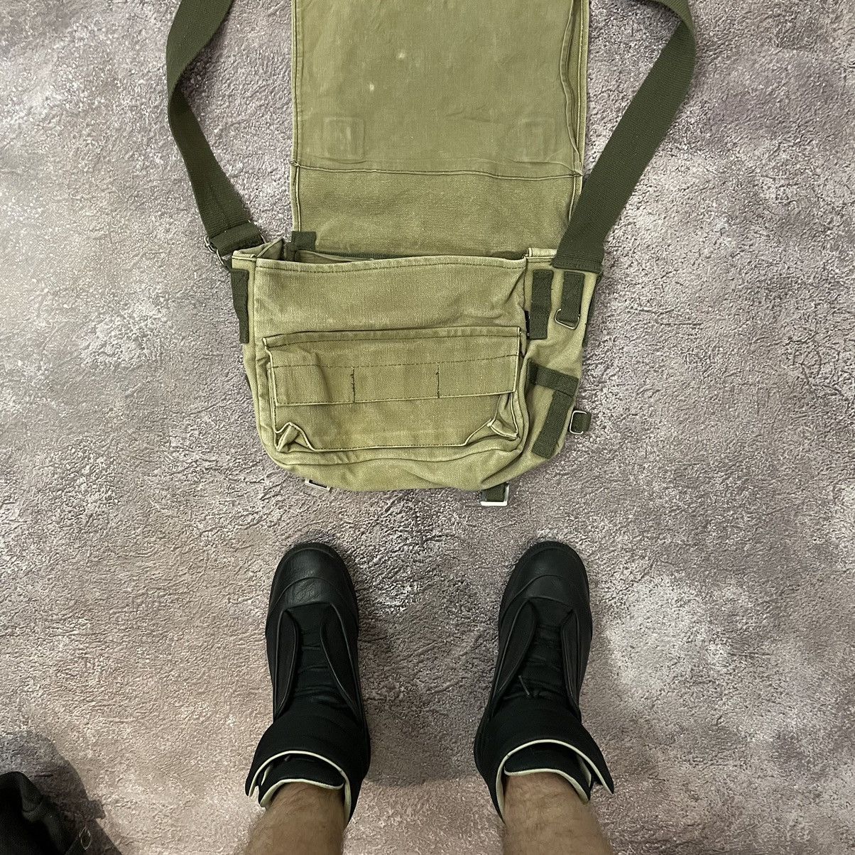 Vintage Vintage Y2K Military Nylon Crossbody Bag Khaki Streetwear OS Size ONE SIZE - 7 Thumbnail