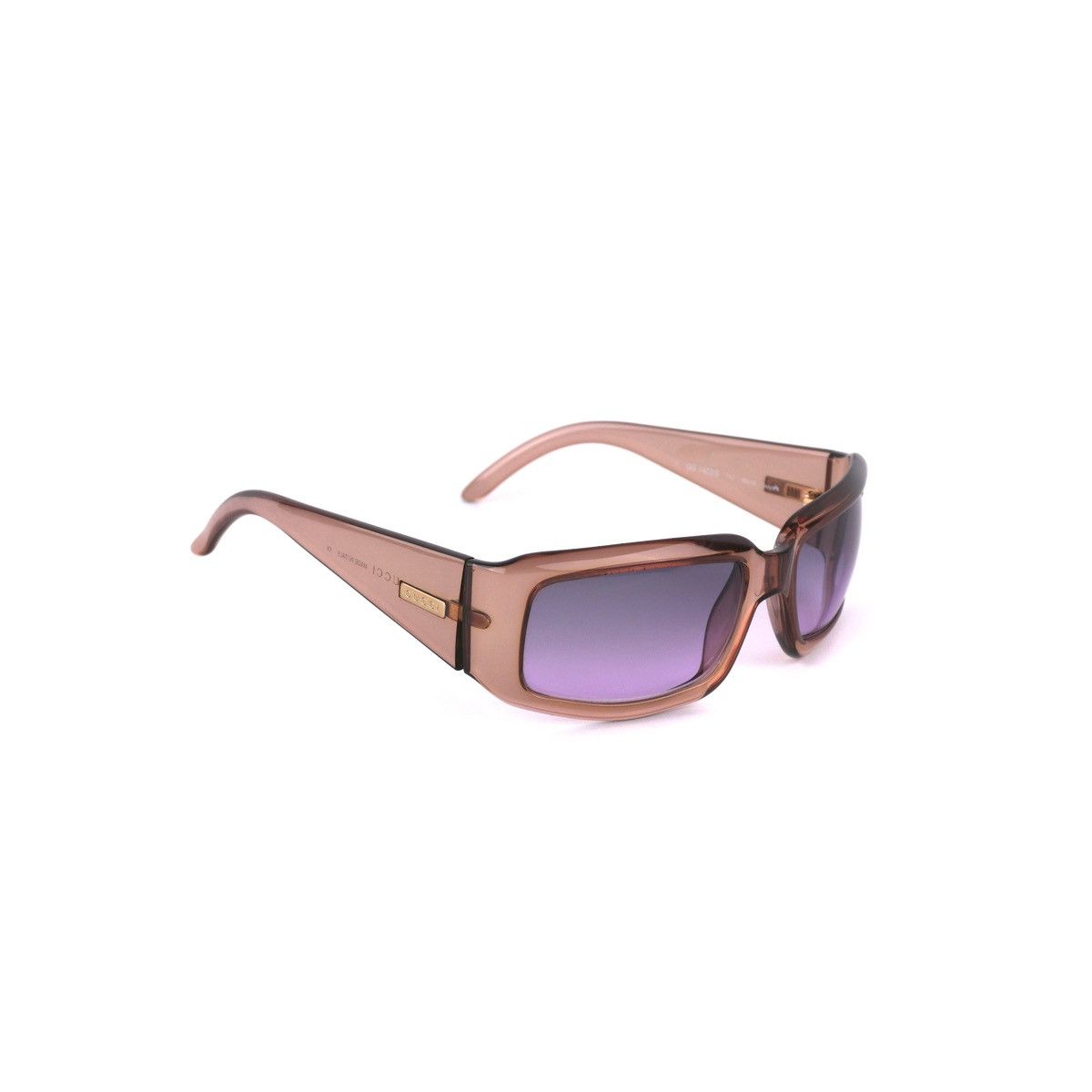 image of Vintage Gucci By Tom Ford 1997 Pastel Pink Logo Sunglasses, Men's