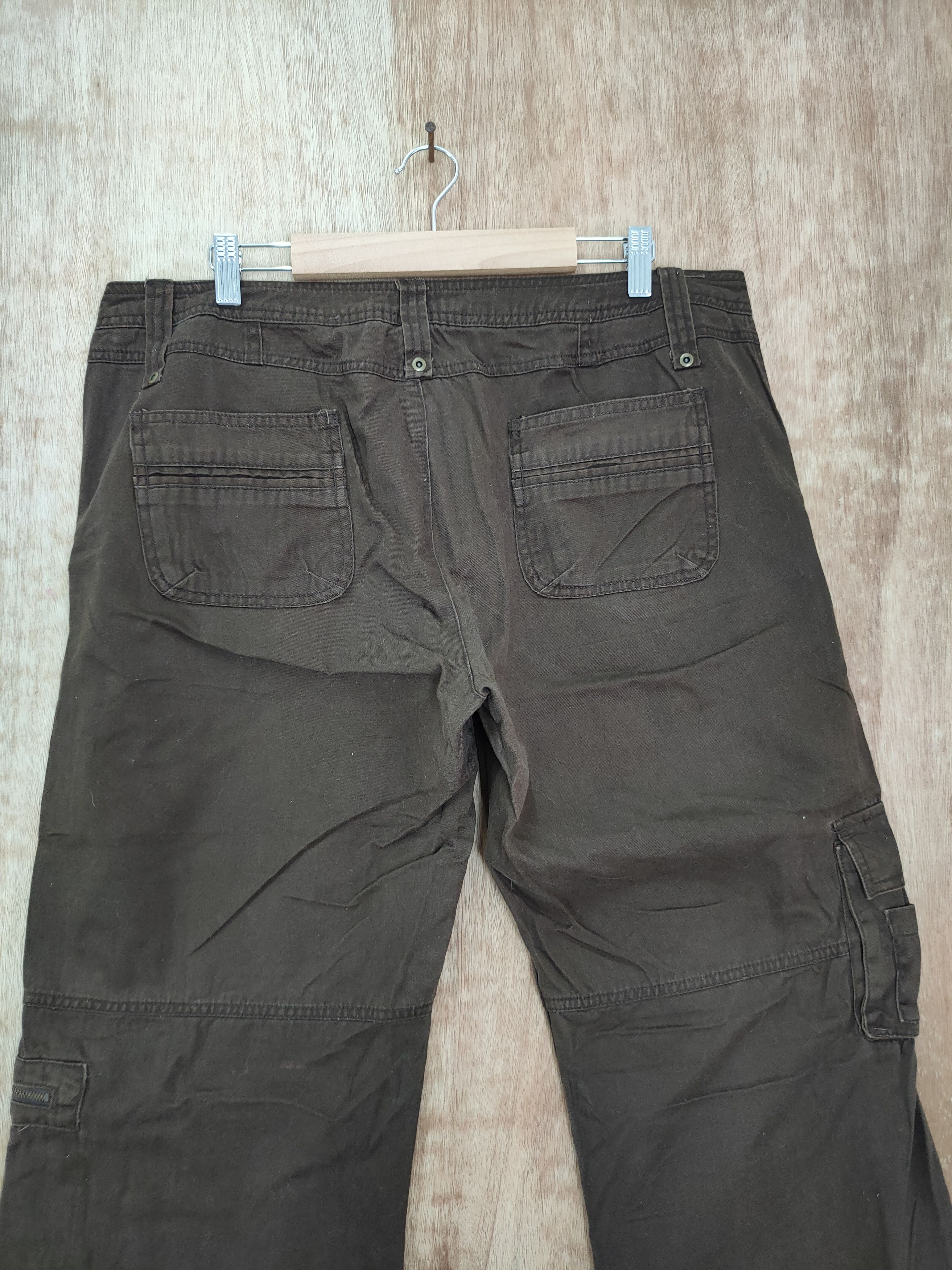 Japanese Brand DL Natural Reflection brown vintage cargo pants #943 Size 36" / US 14 / IT 50 - 9 Thumbnail