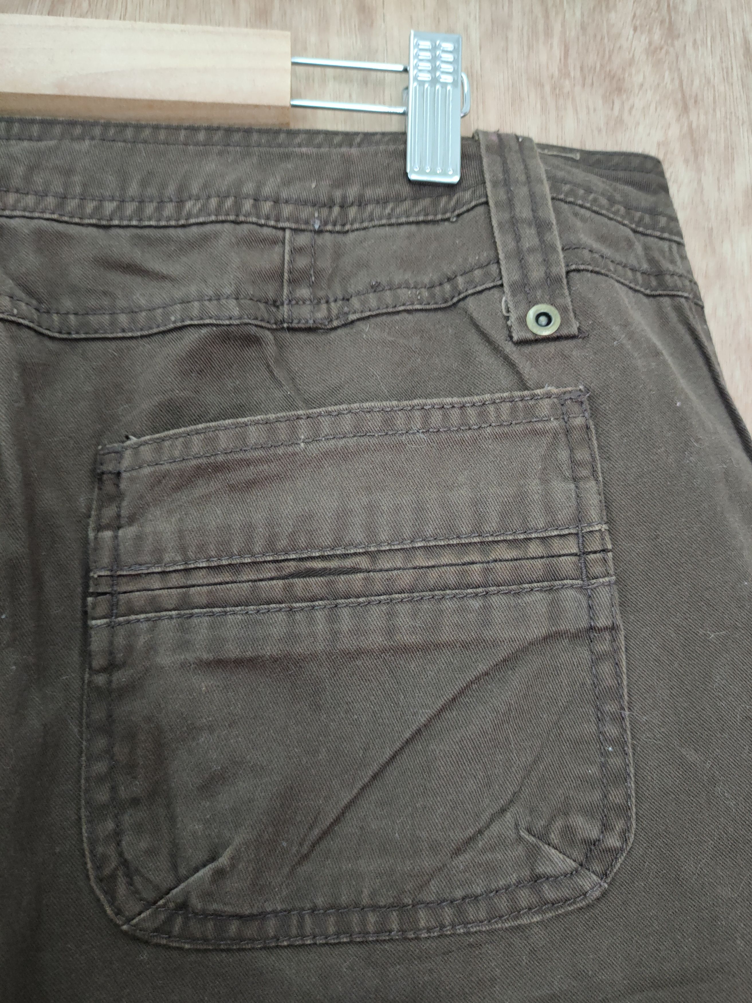 Japanese Brand DL Natural Reflection brown vintage cargo pants #943 Size 36" / US 14 / IT 50 - 10 Thumbnail