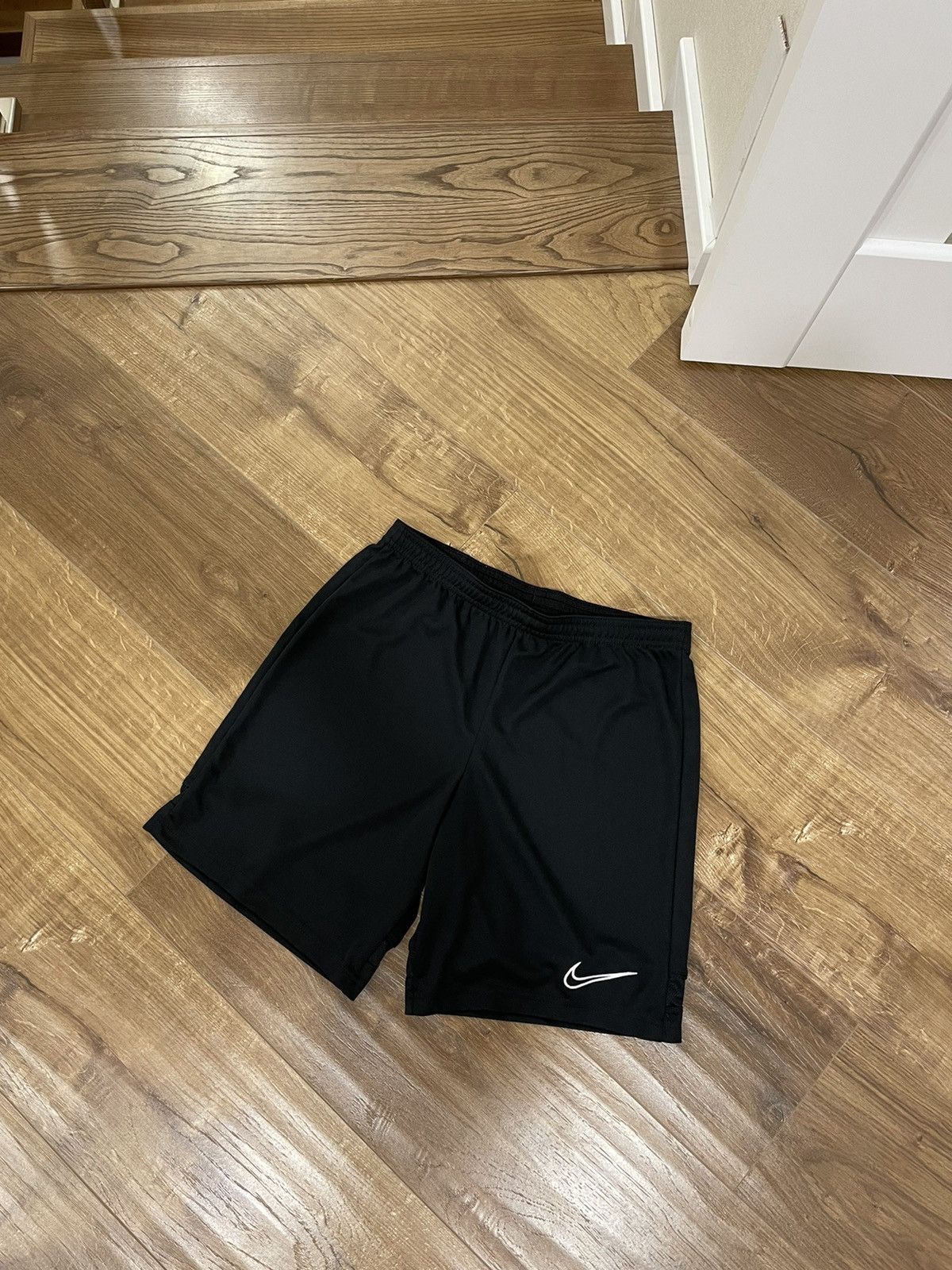 Nike × Vintage Vintage Nike Y2K Swoosh Logo Drill Shorts Size S Size US 30 / EU 46 - 1 Thumbnail