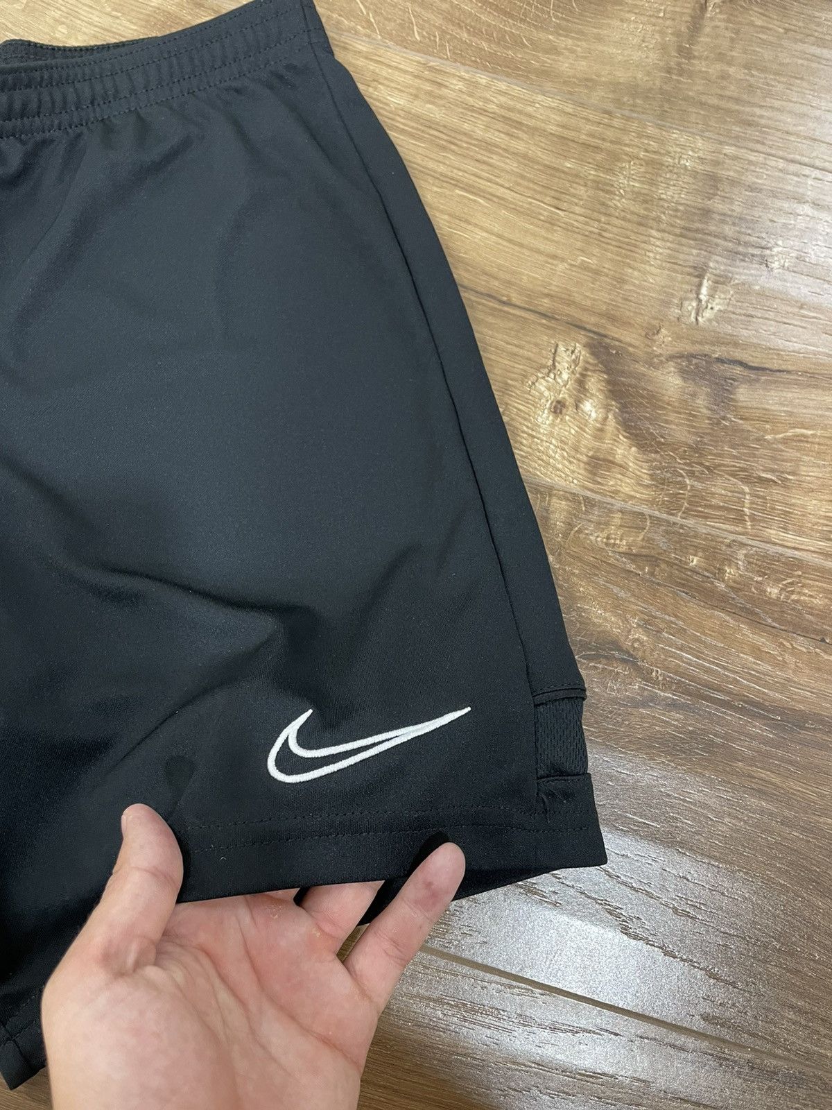 Nike × Vintage Vintage Nike Y2K Swoosh Logo Drill Shorts Size S Size US 30 / EU 46 - 2 Thumbnail