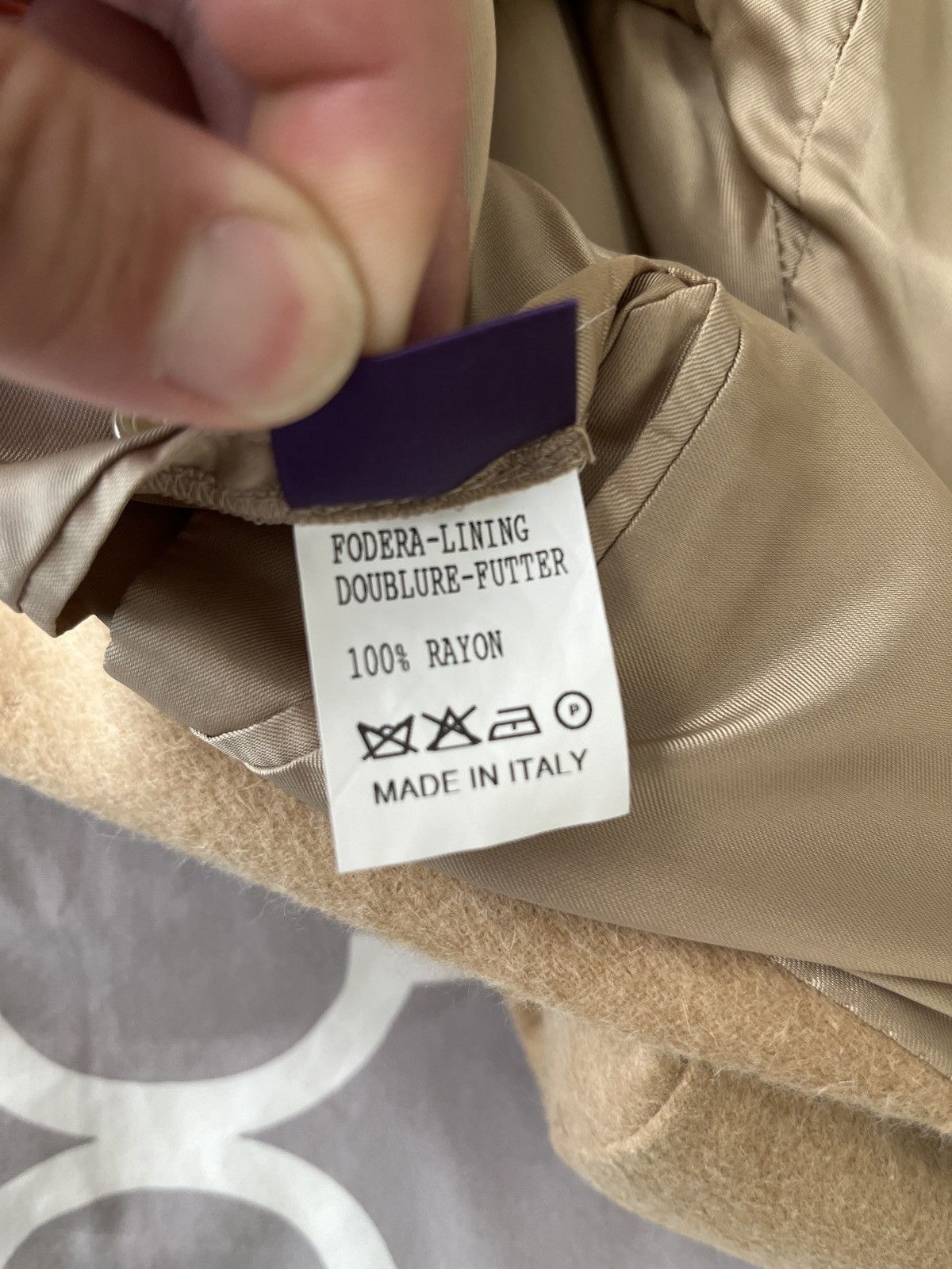 Ralph Lauren Purple Label Ralph Lauren Purple Label Angora Peacoat Size US M / EU 48-50 / 2 - 10 Thumbnail