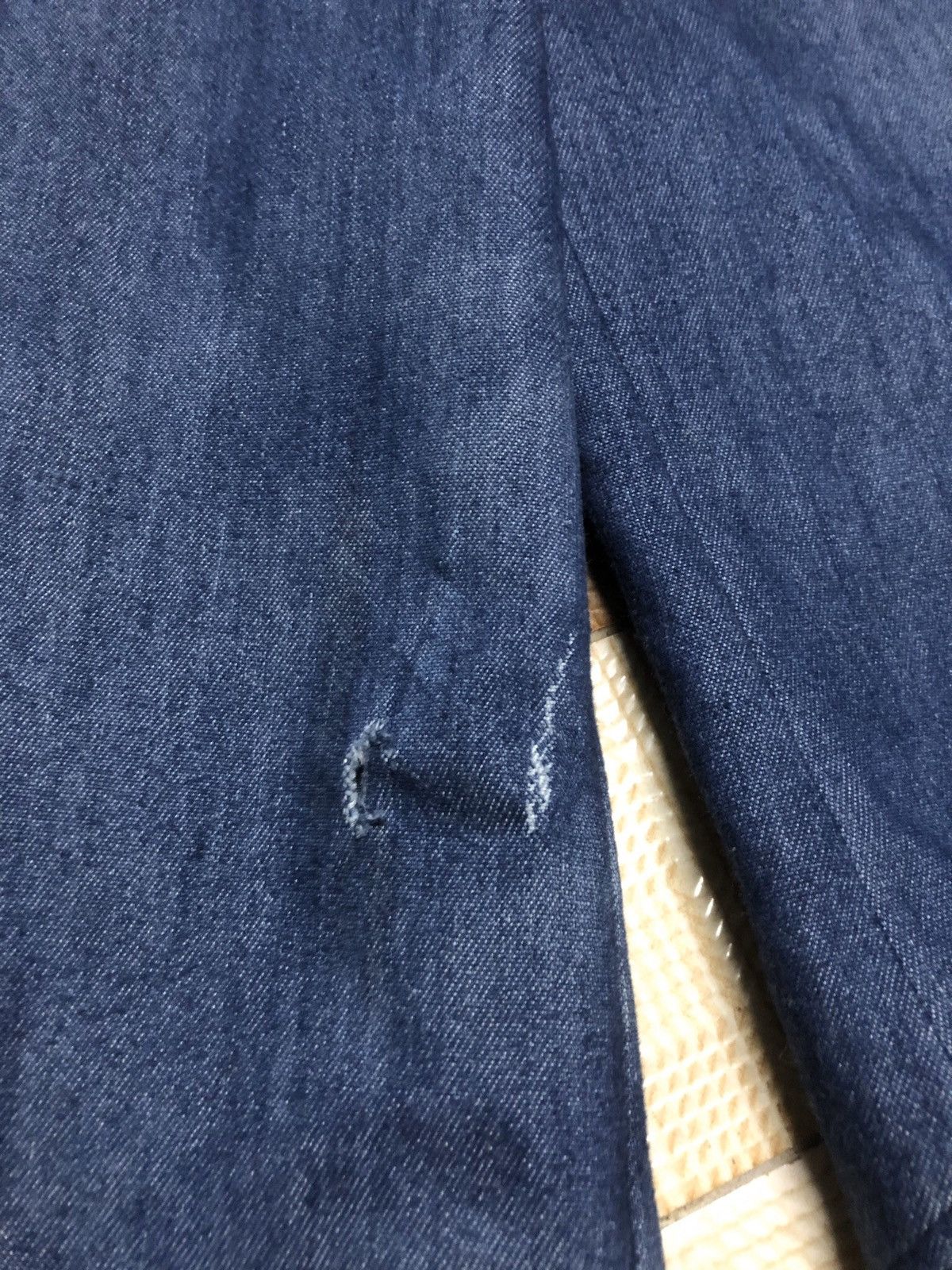 Levi's 🔥Vintage Levi’s for Men Pure Blue INDIGO Overall Coat Large Size 38L - 5 Thumbnail