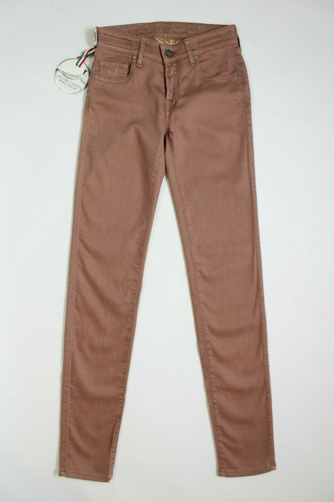 image of Jacob Cohen Jeans Susan Mid Rise Super Skinny Made In Italy in Brown, Women's (Size 26)
