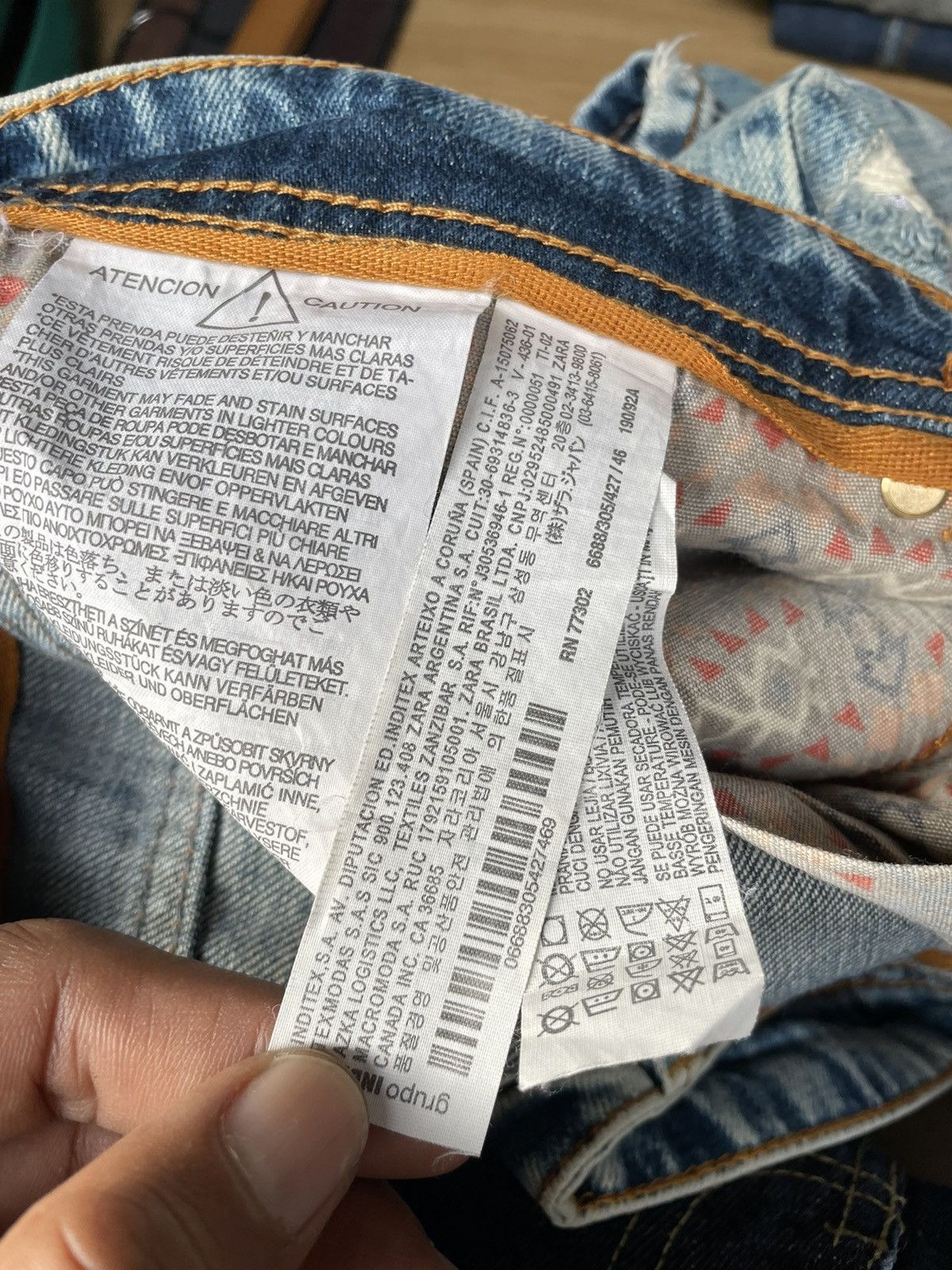Zara Zara Ziq Zaq Fashion Jeans Size US 37 - 13 Thumbnail