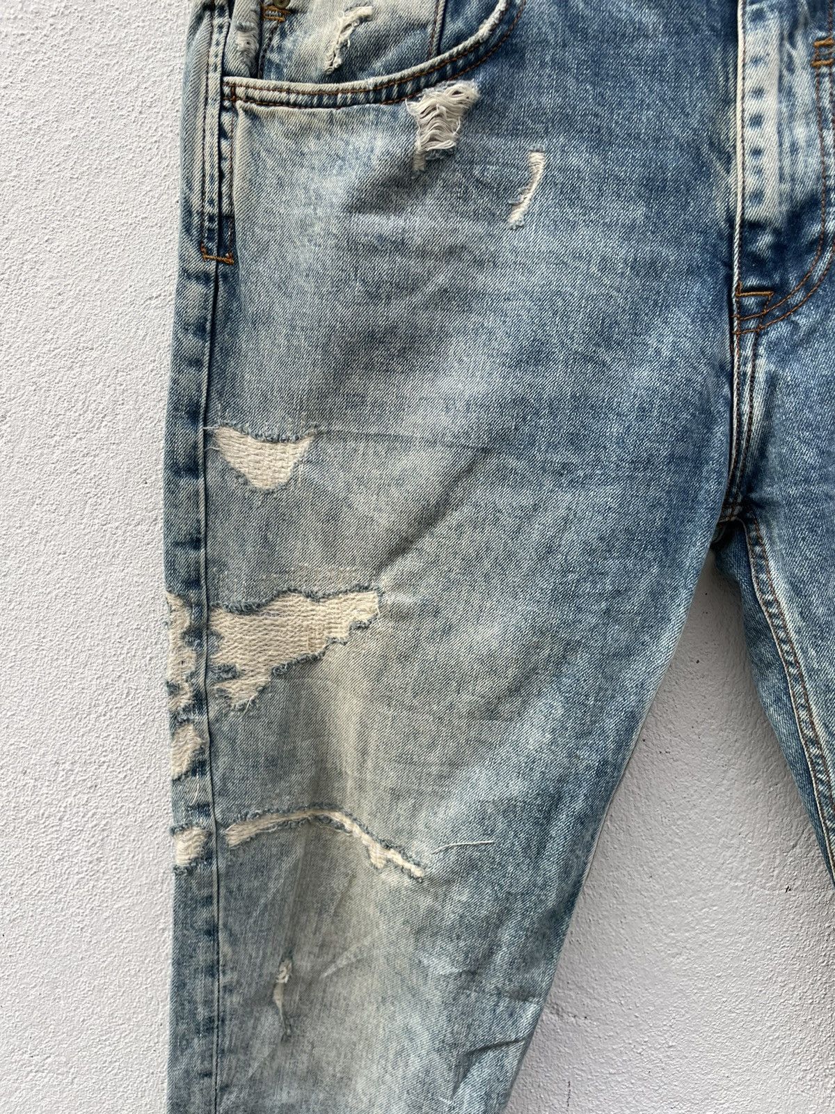 Zara Zara Ziq Zaq Fashion Jeans Size US 37 - 3 Thumbnail